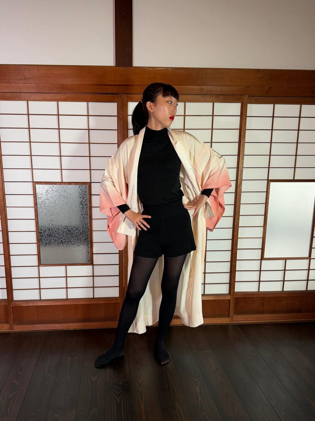 VINTAGE NAGAJYUBAN "hanabira, JUG001" *damage