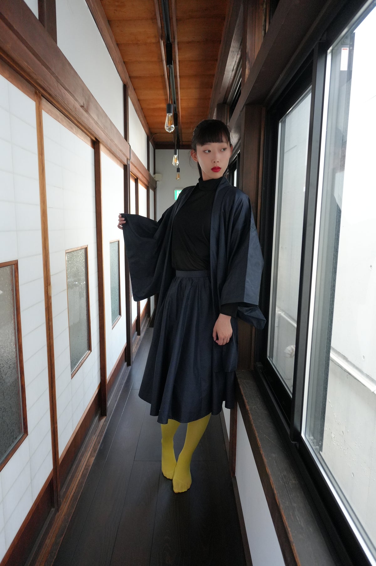 Made to Order — Style "AIC001" — Vintage Tsumugi Haori & Kimono Skirt Set