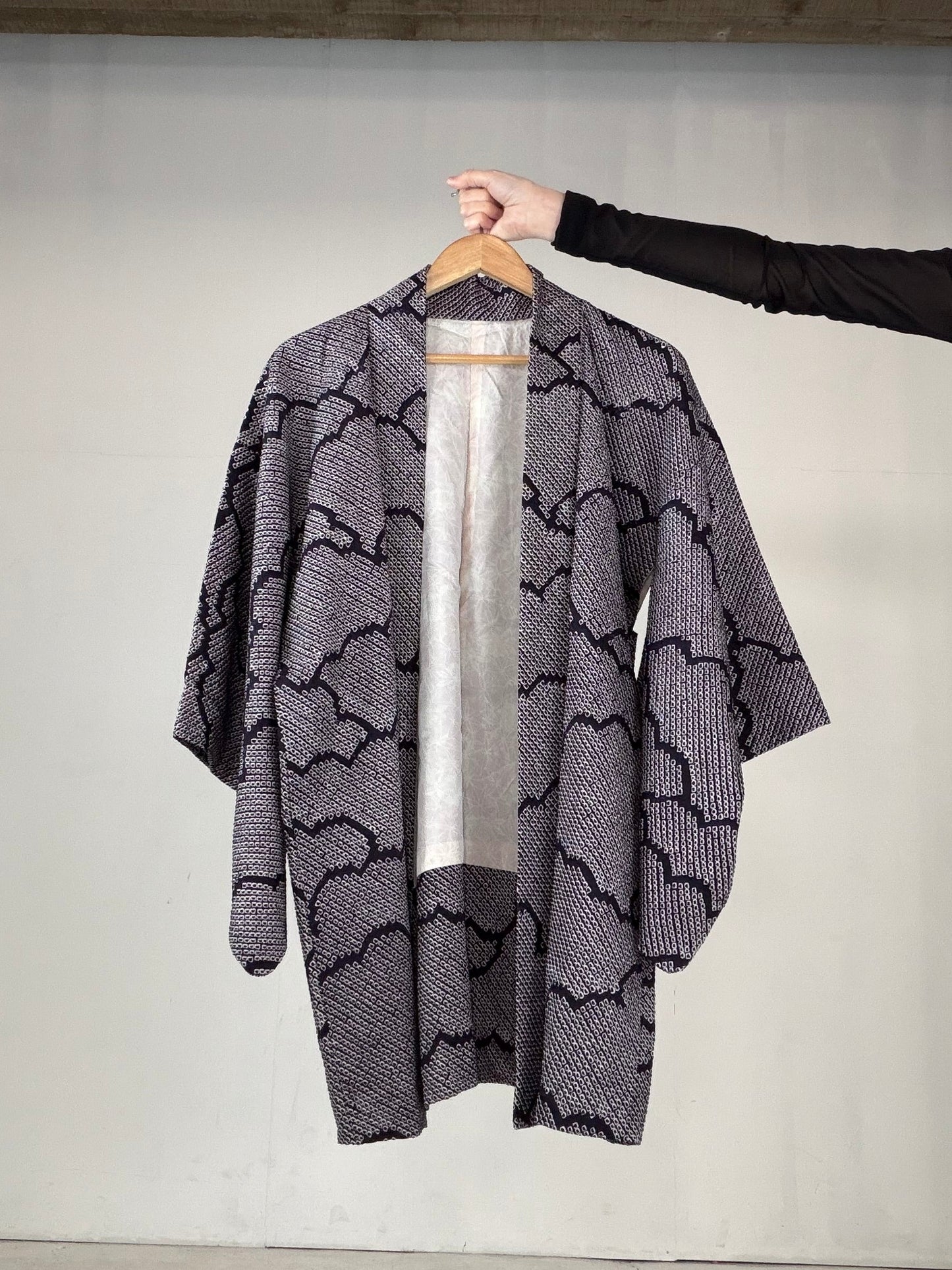 VINTAGE SHIBORI HAORI "SIB128"