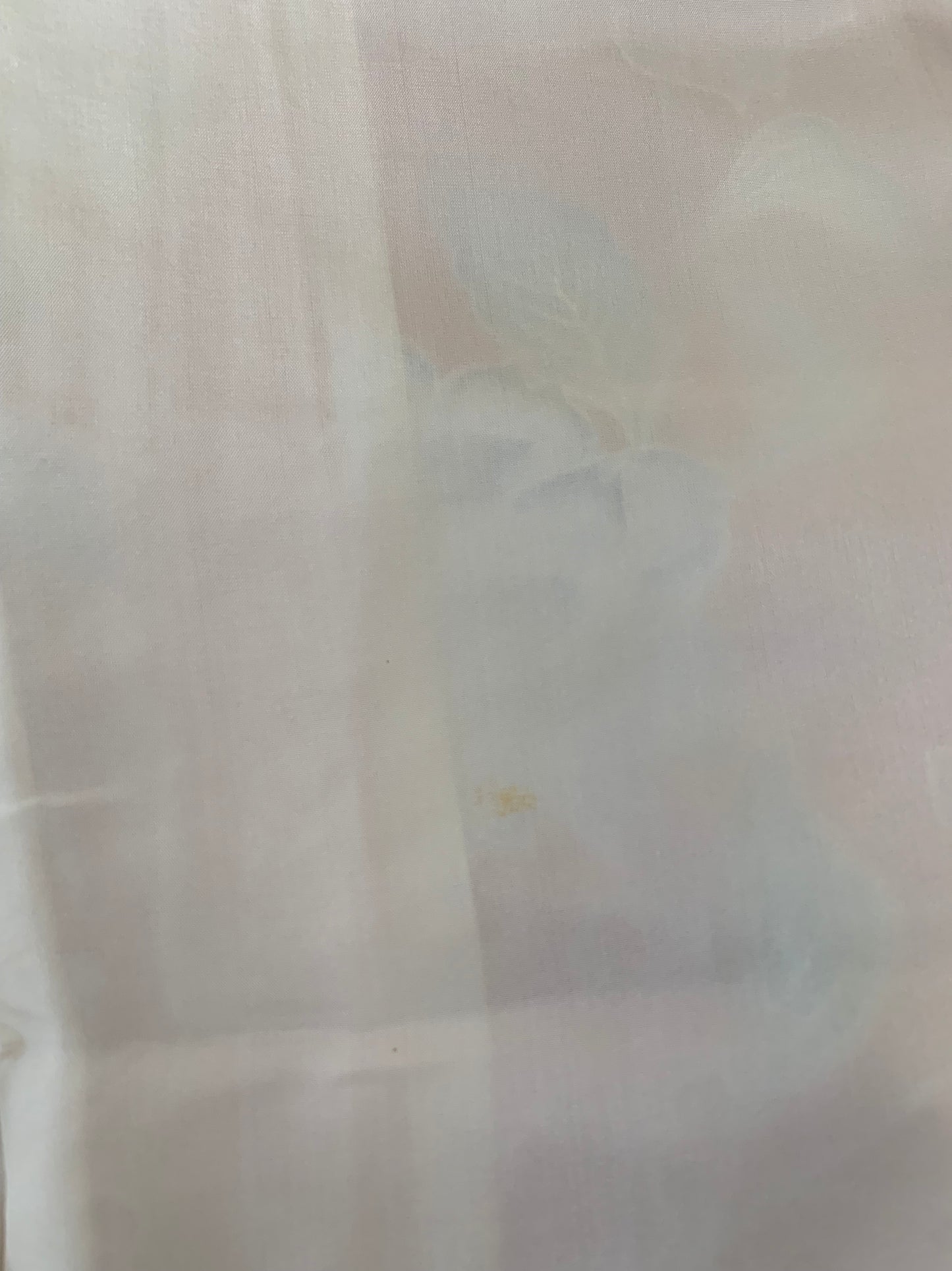 Kimono dress gown and string belt upcycled from Japanese kimono "komon youbana" *damage