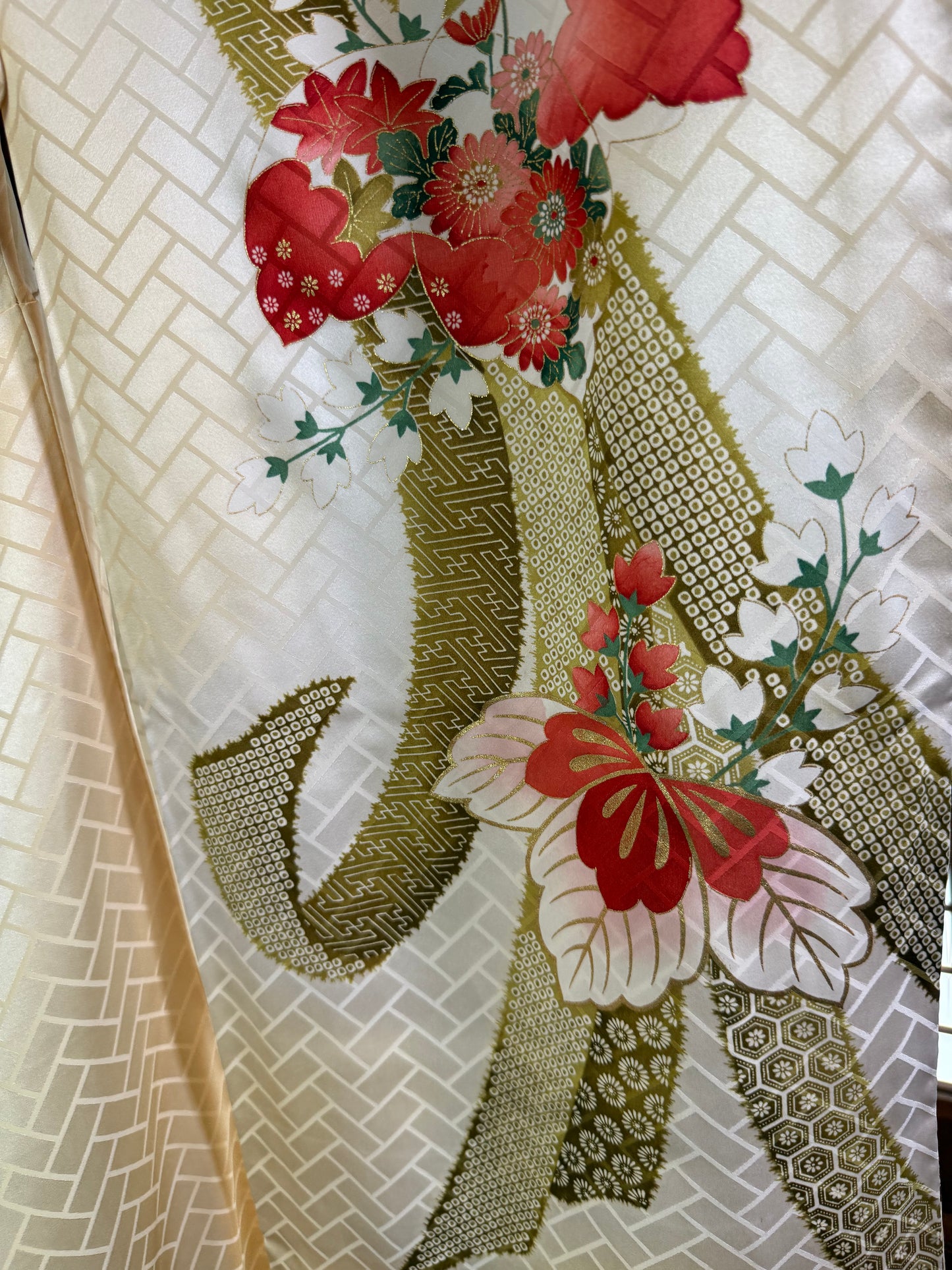 Redefining the Vintage Furisode Collection "kiiro, green"