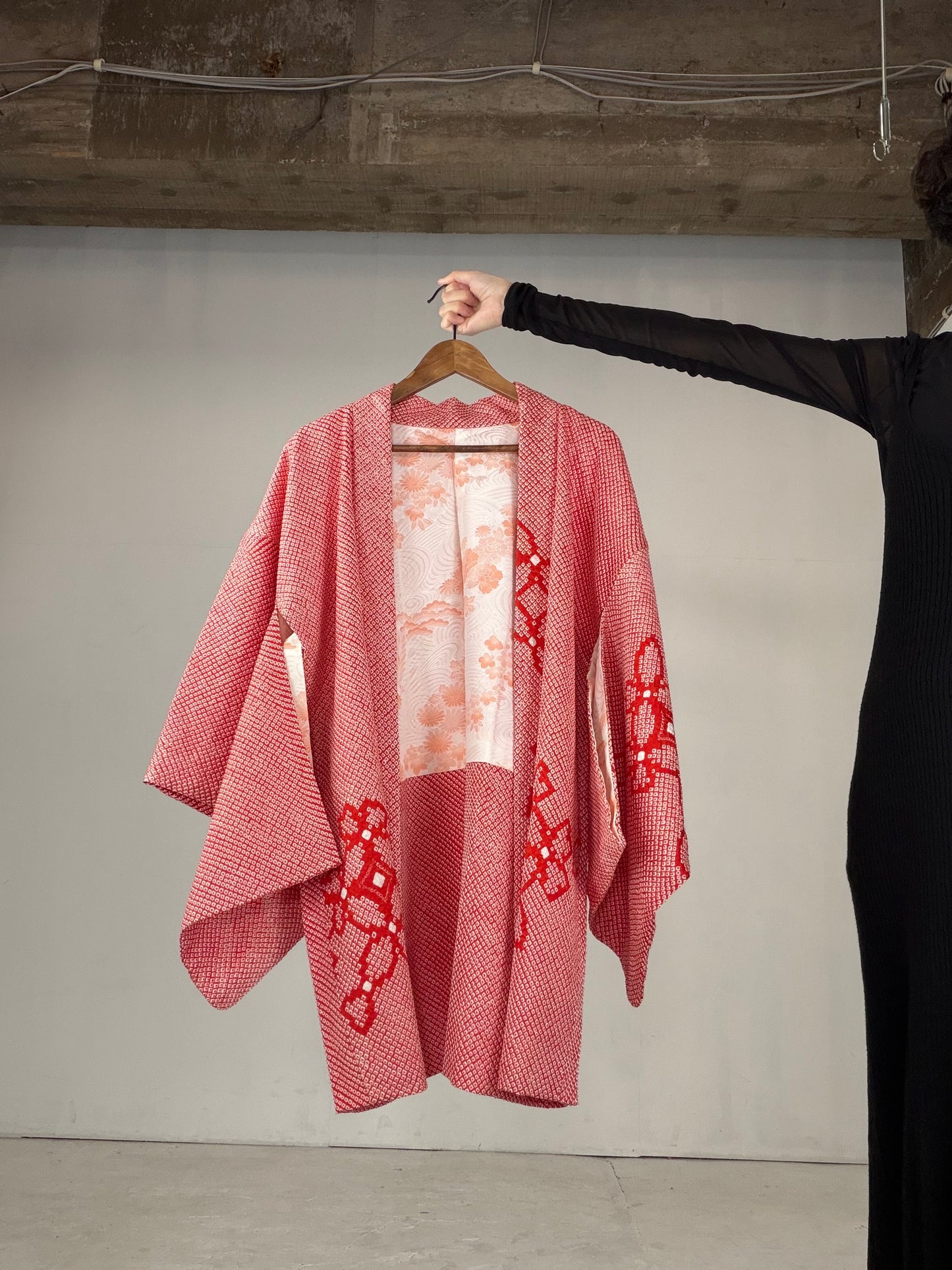 VINTAGE SHIBORI HAORI "SIB121"