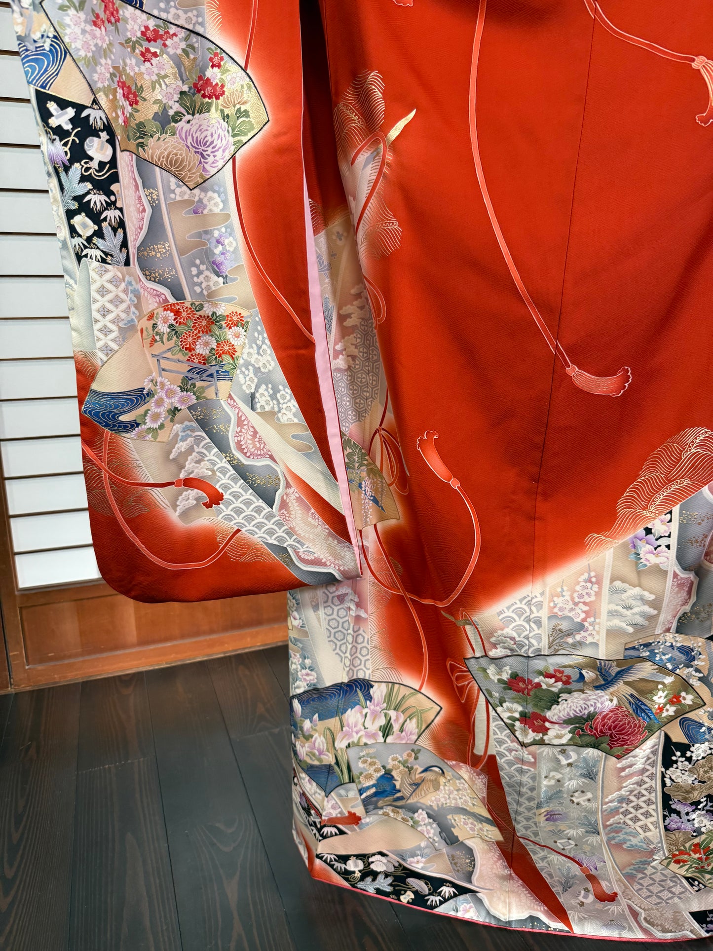 Redefining the Vintage Furisode Collection "shu, ougi" :damage