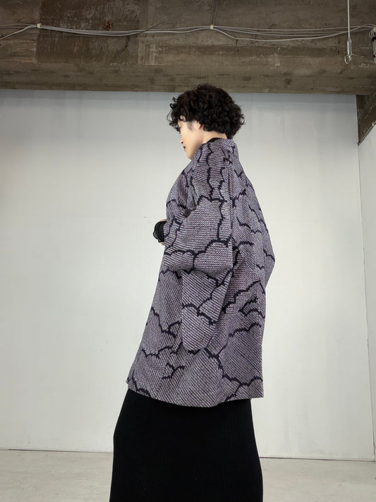 VINTAGE SHIBORI HAORI "SIB128"