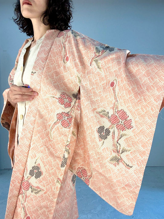 KAWAII HAORI "antique  meisen Ajiro"