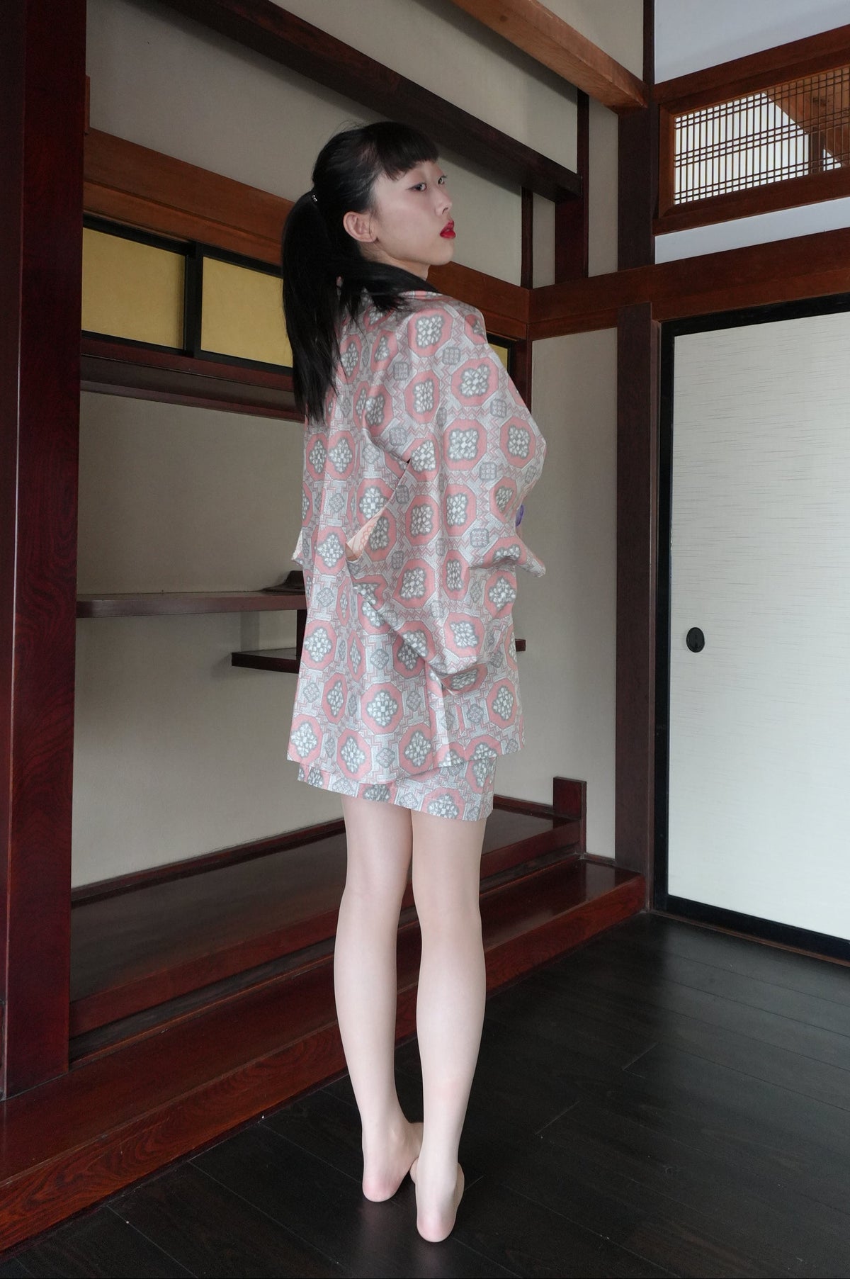 Made to Order — Style "AIC003" — Vintage Tsumugi Haori & Kimono Skirt Set