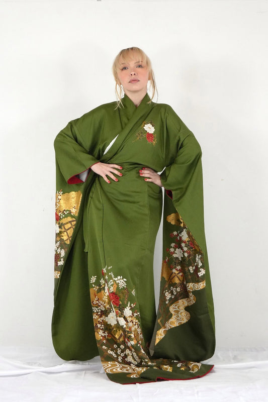 Redefining the Vintage Furisode Collection "midori, FRI012"