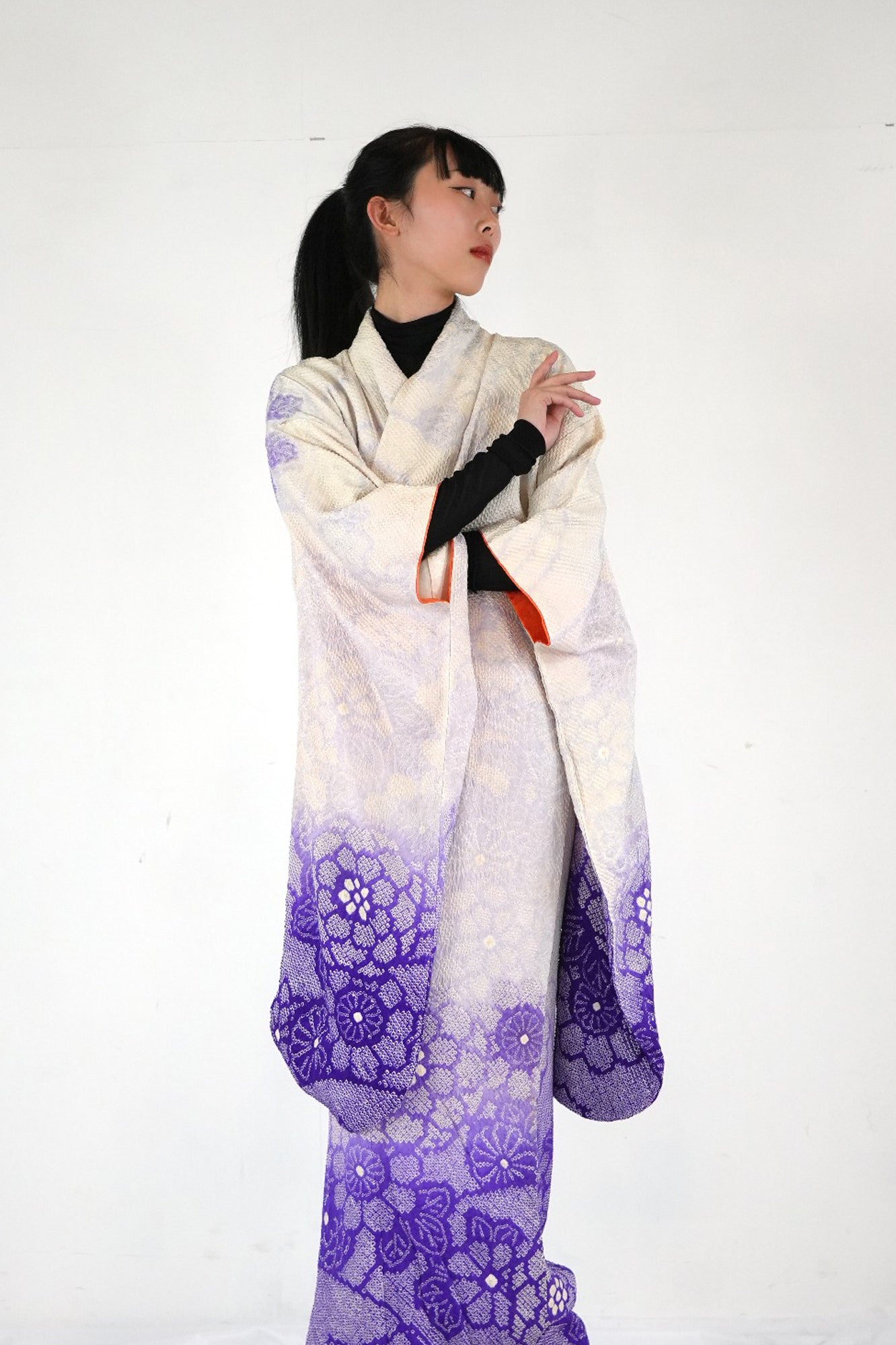 Redefining the Vintage Furisode Collection "Shibori, FRI020"