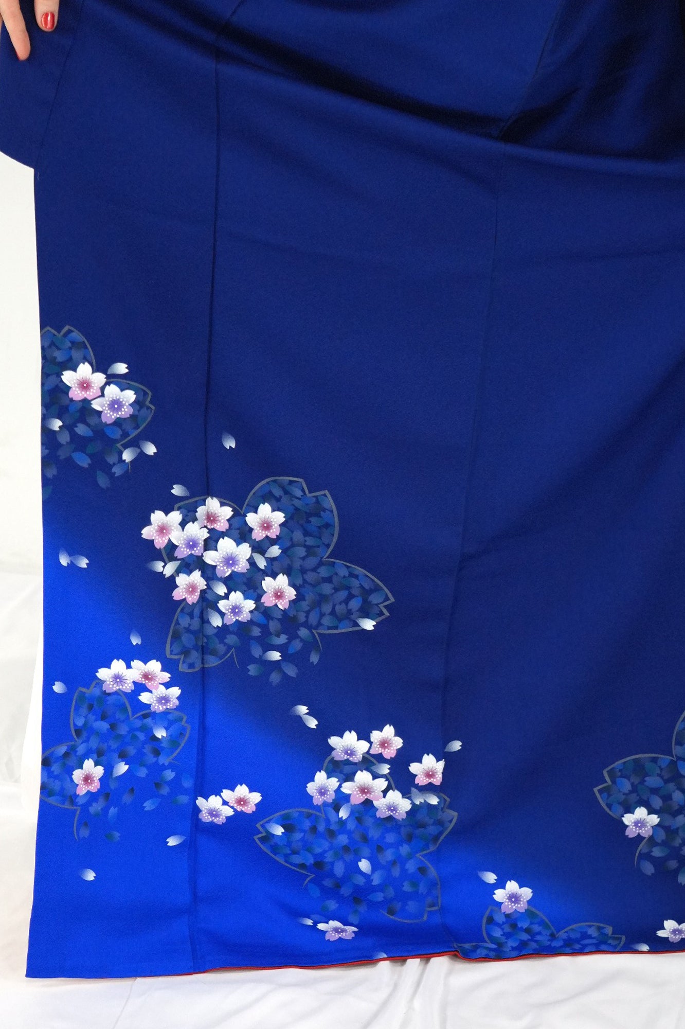 Redefining the Vintage Furisode Collection "sakura, blue, FRI019"