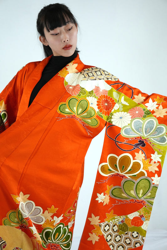 Redefining the Vintage Furisode Collection "FRI016" *damage
