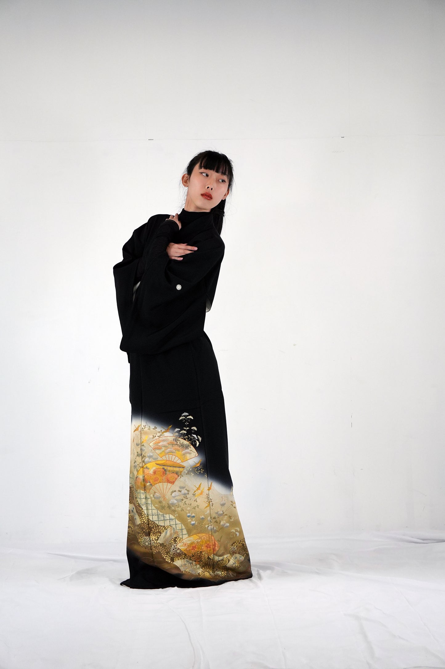 Redefining the Vintage Kurotomesode Collection "Kuyou, KTS001"