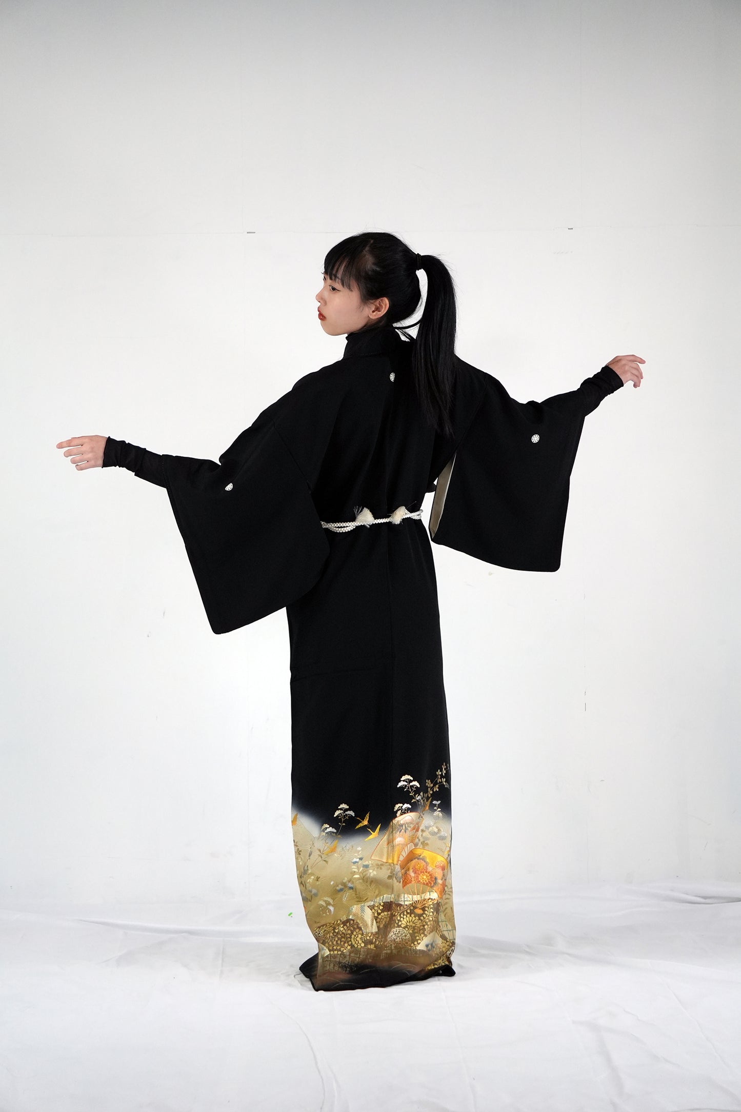 Redefining the Vintage Kurotomesode Collection "Kuyou, KTS001"