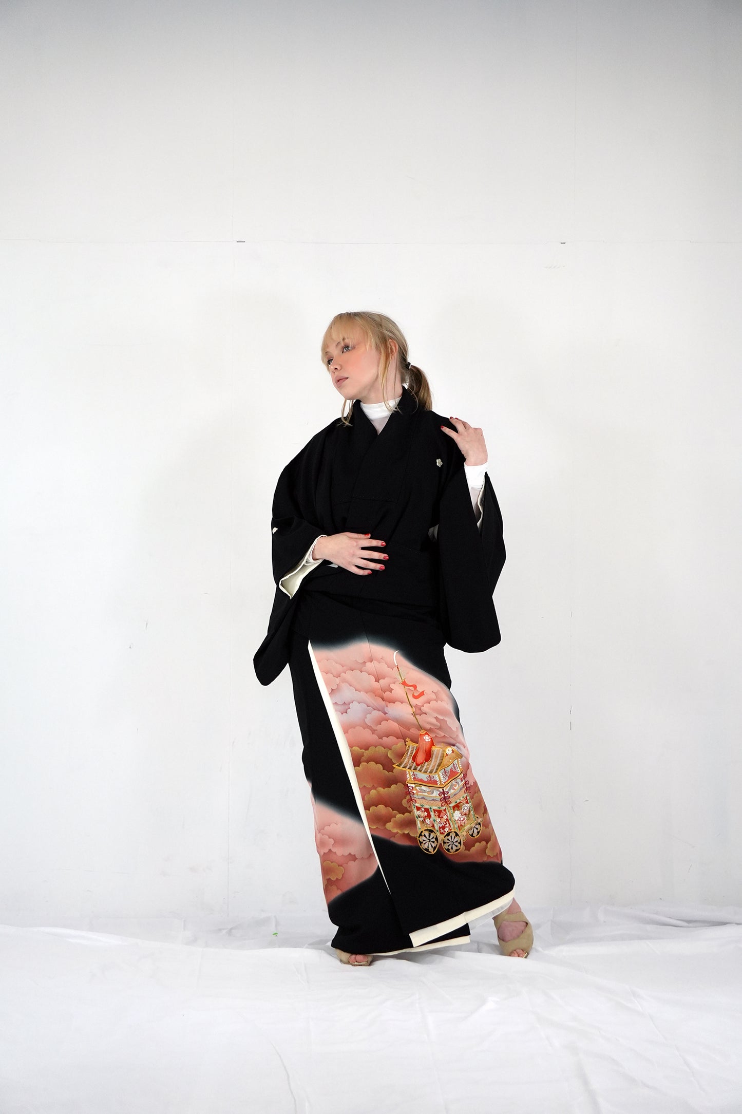 Redefining the Vintage Kurotomesode Collection "Kikyo, KTS004"