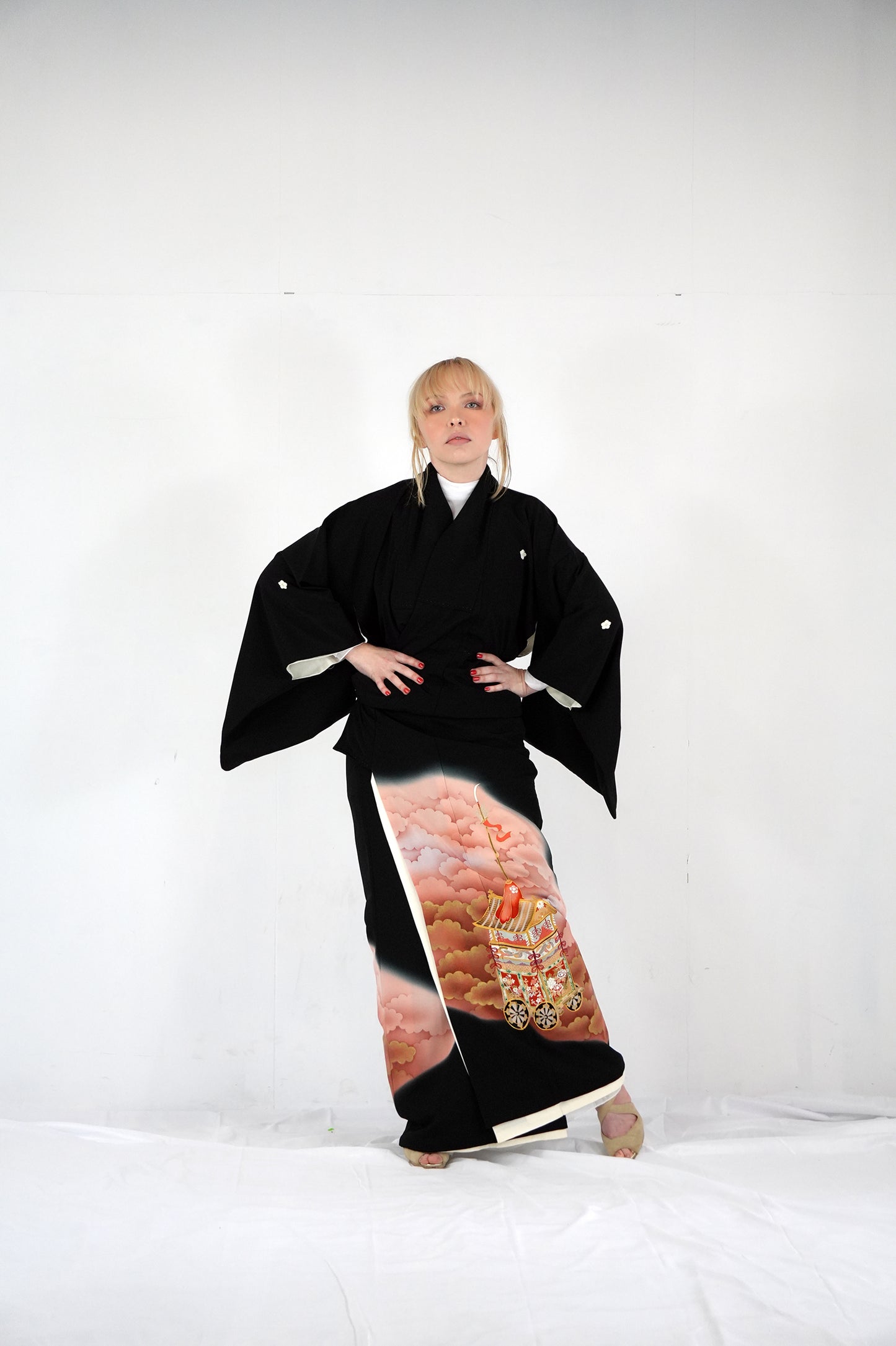 Redefining the Vintage Kurotomesode Collection "Kikyo, KTS004"