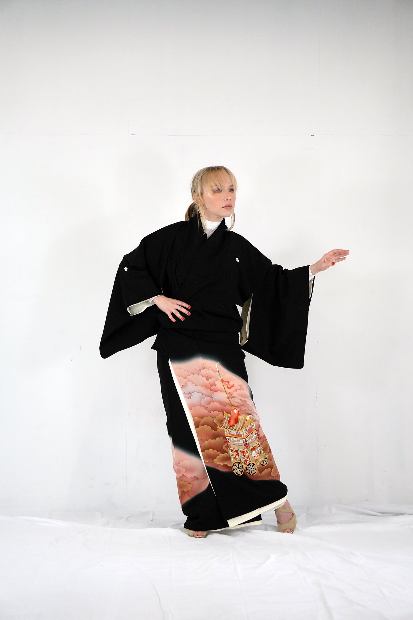 Redefining the Vintage Kurotomesode Collection "Kikyo, KTS004"