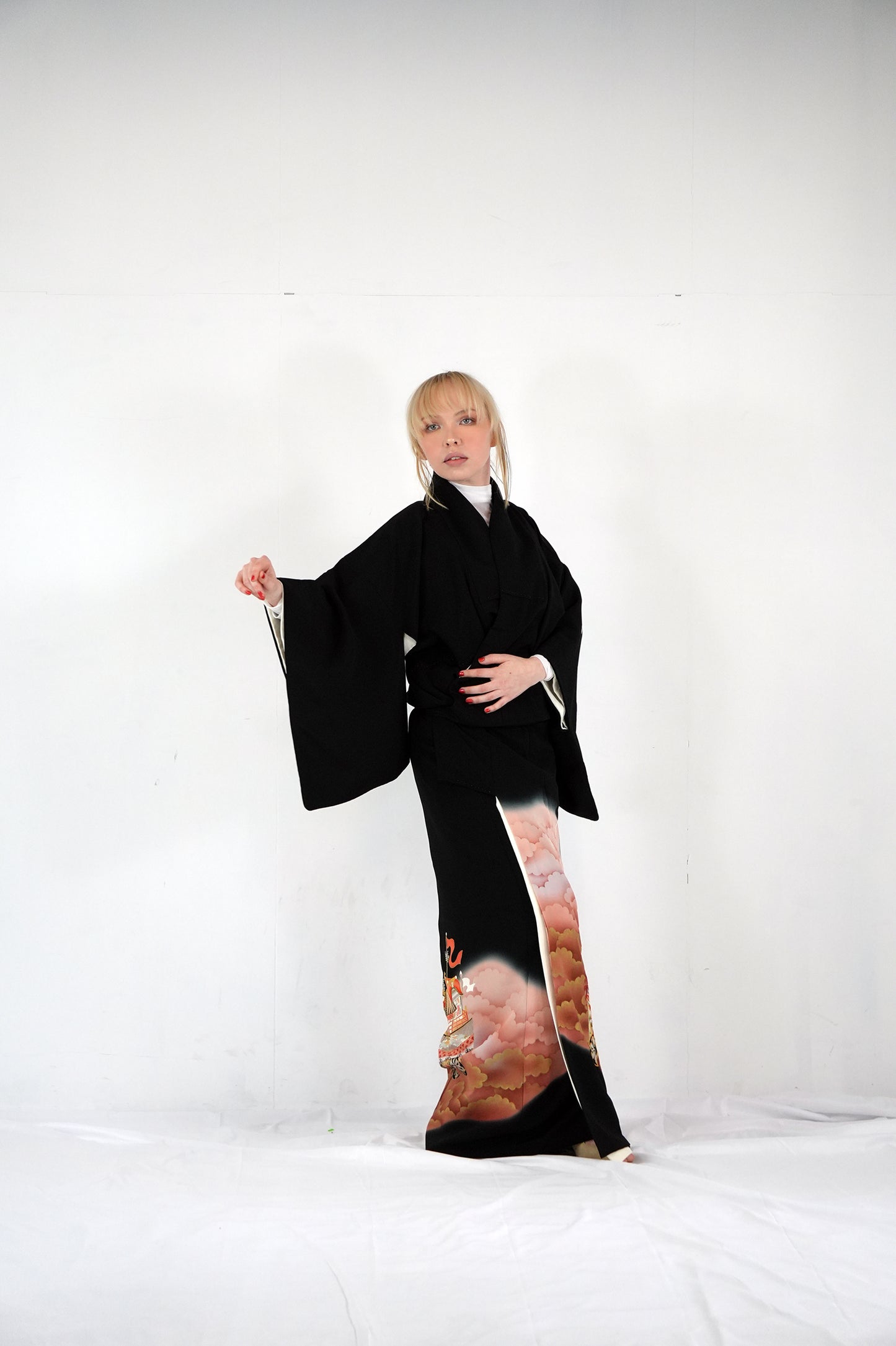 Redefining the Vintage Kurotomesode Collection "Kikyo, KTS004"