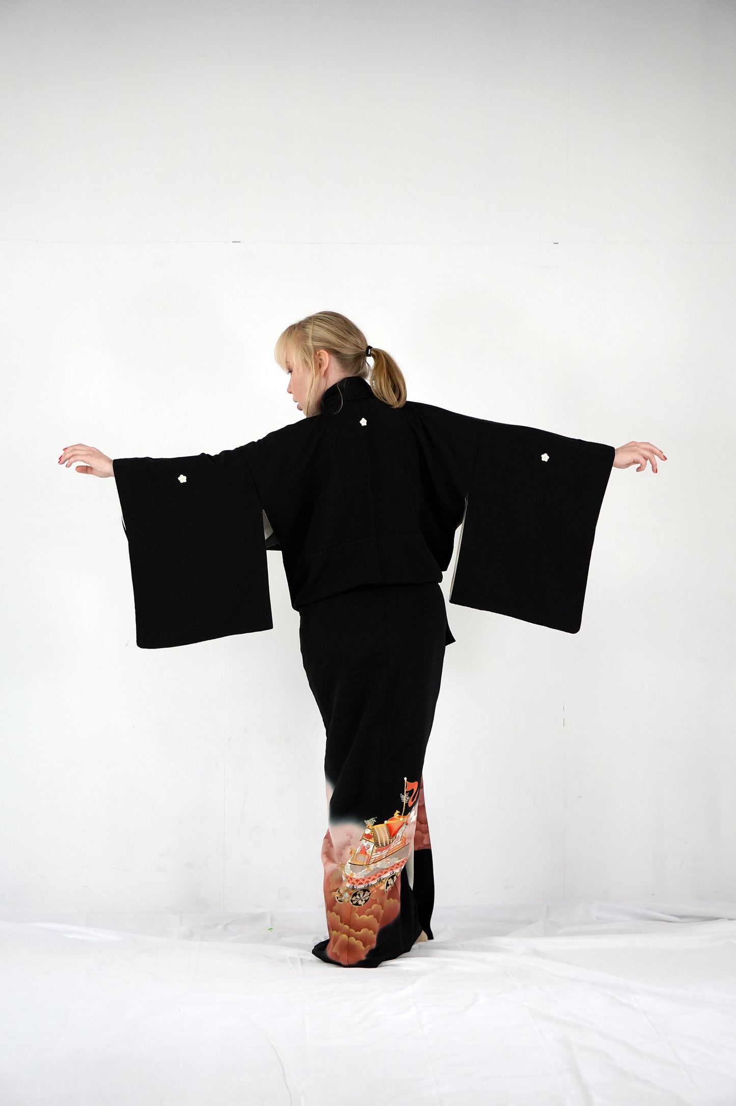 Redefining the Vintage Kurotomesode Collection "Kikyo, KTS004"