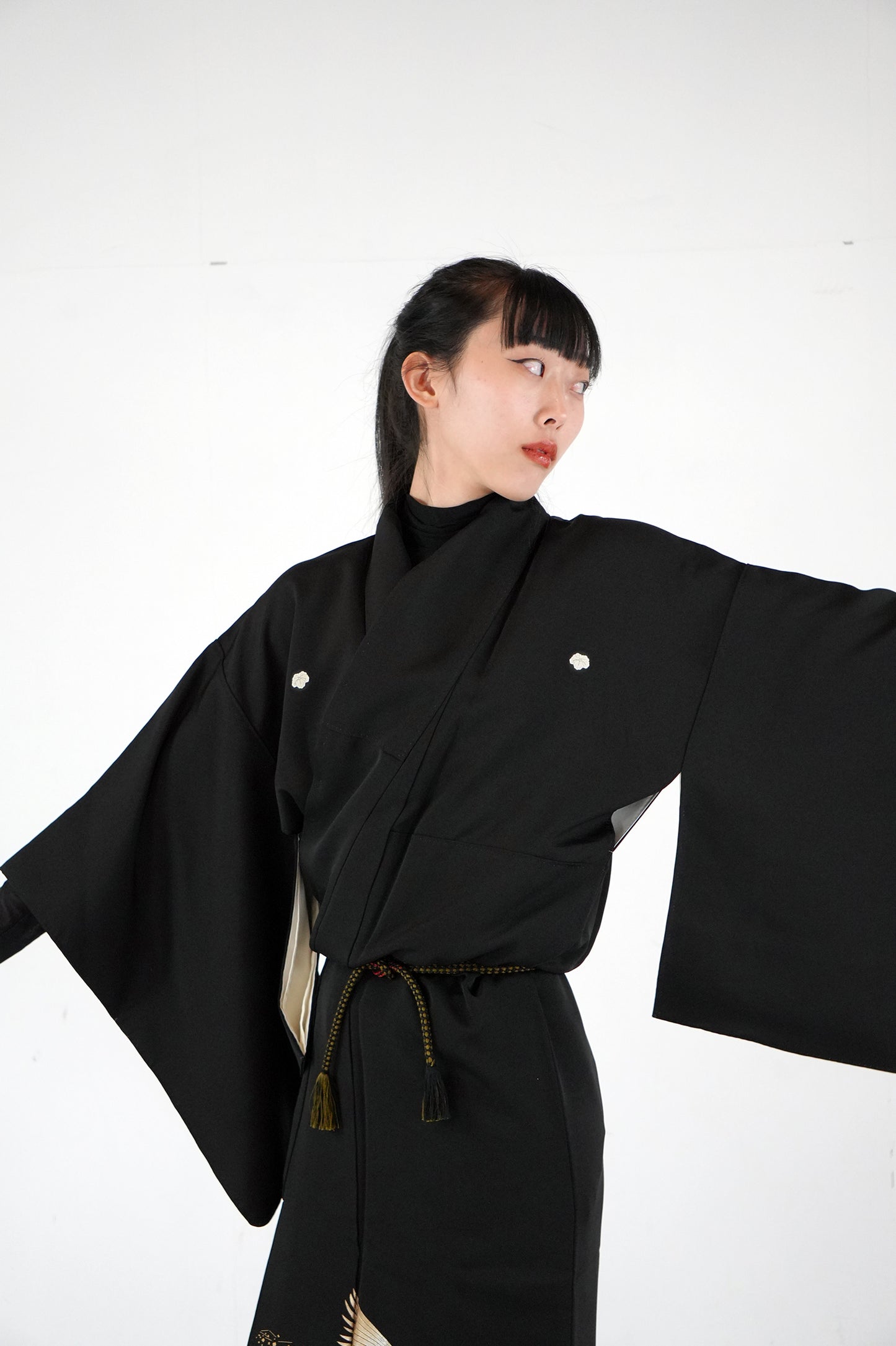 Redefining the Vintage Kurotomesode Collection "Tsuru, KTS003"