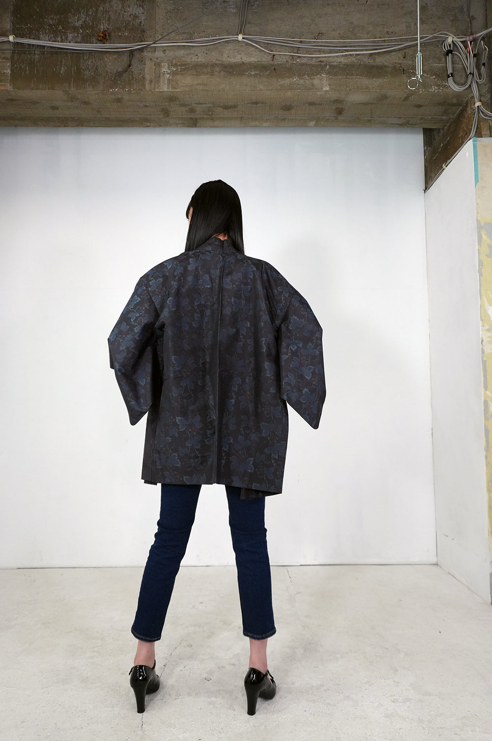 VINTAGE KAWAII HAORI "tsumugi, KAW102"