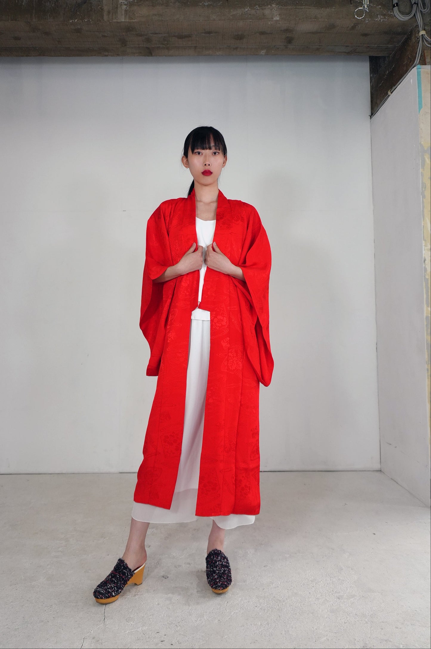 VINTAGE NAGAJYUBAN "antique-red, JUG016"