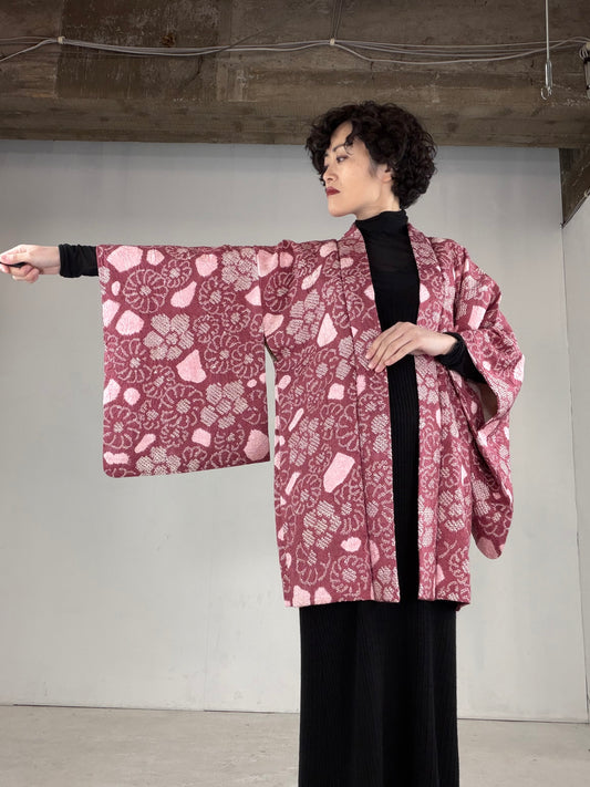 VINTAGE SHIBORI HAORI "SIB125"