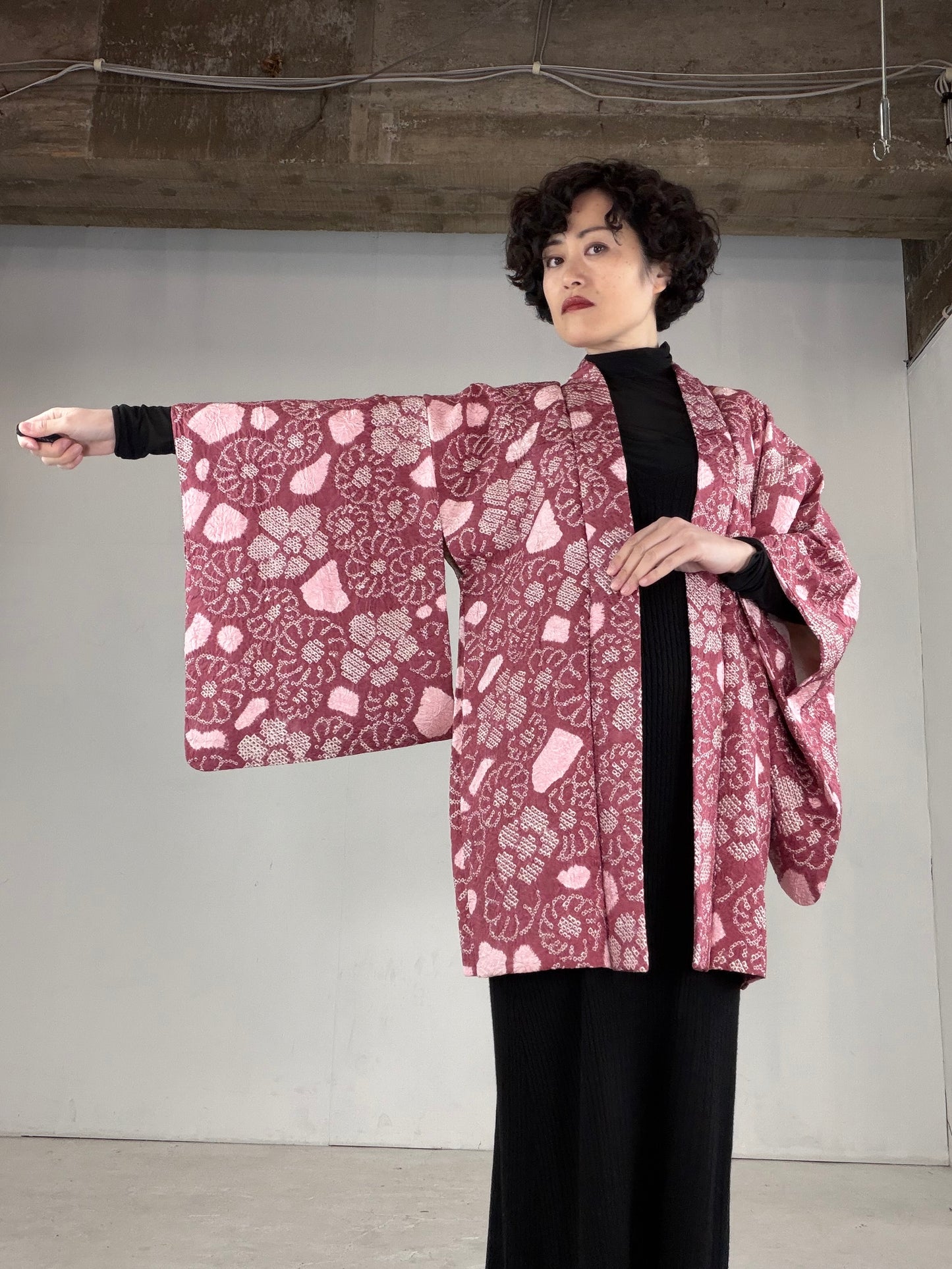 VINTAGE SHIBORI HAORI "SIB125"