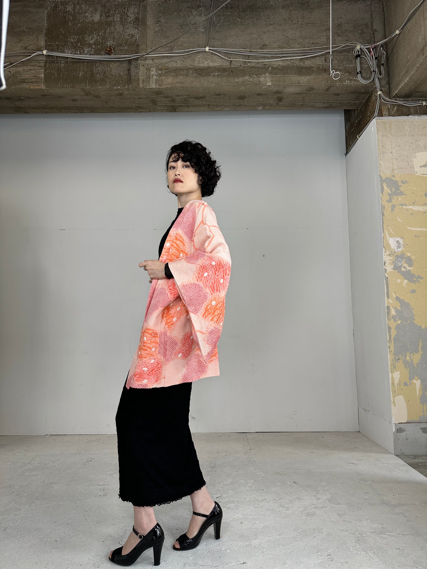 VINTAGE SHIBORI HAORI momoiro