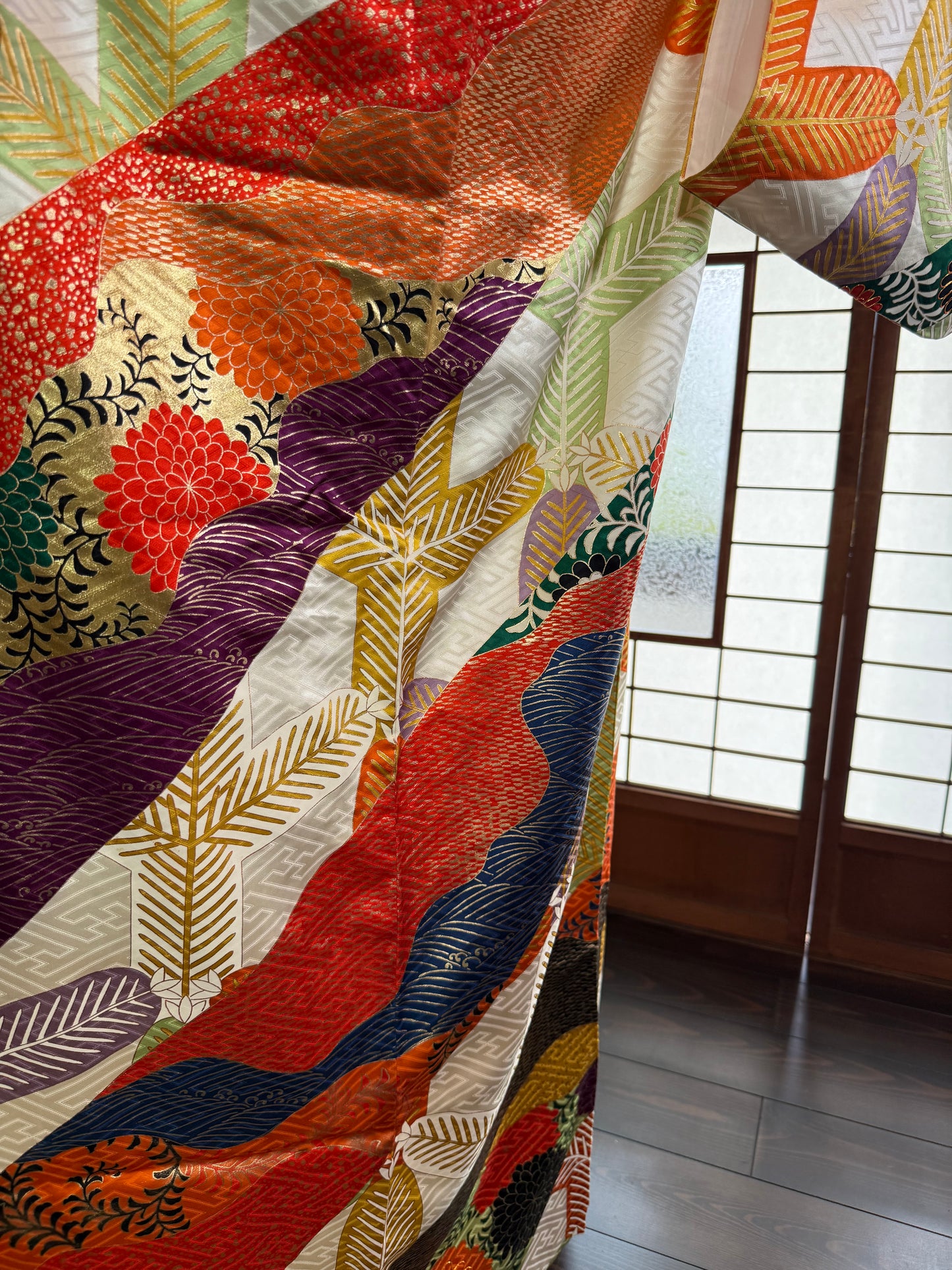 Redefining the Vintage Furisode(Tomesode) Collection "Gold" *damage