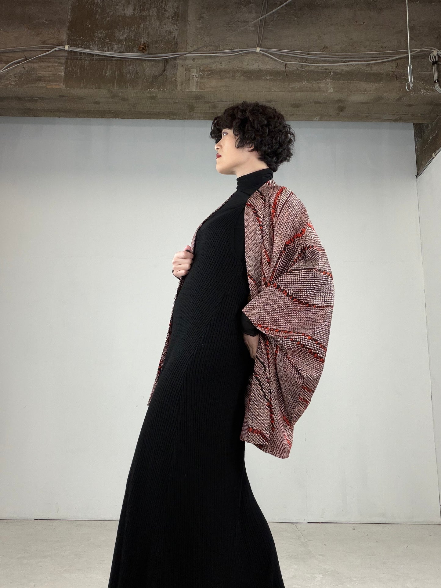 VINTAGE SHIBORI HAORI "SIB120"