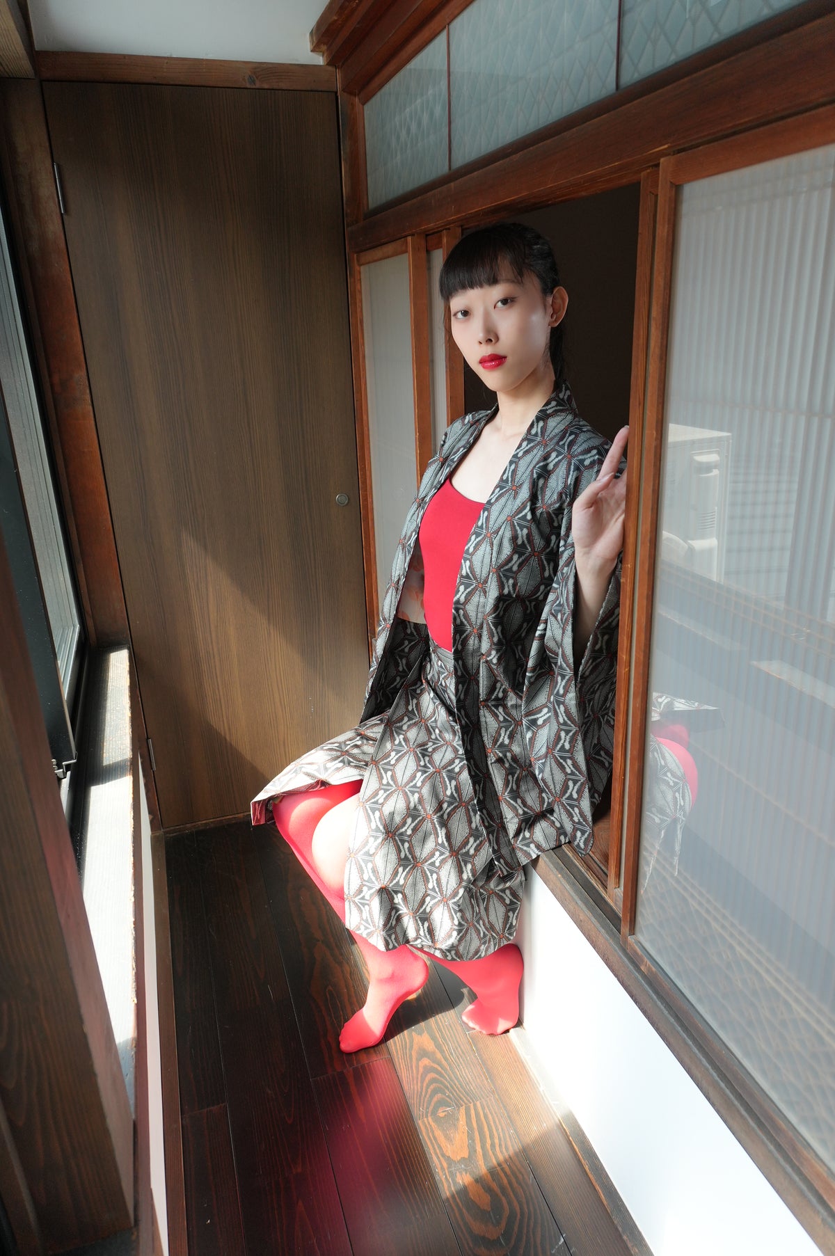 Made to Order — Style "AIC002" — Vintage Tsumugi Haori & Kimono Skirt Set