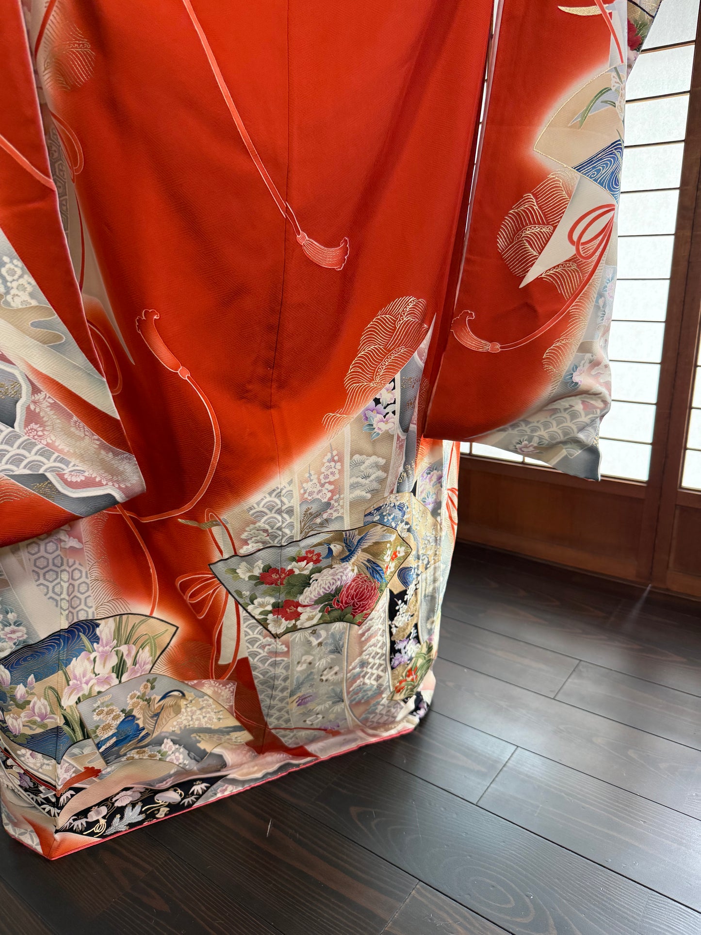 Redefining the Vintage Furisode Collection "shu, ougi" :damage