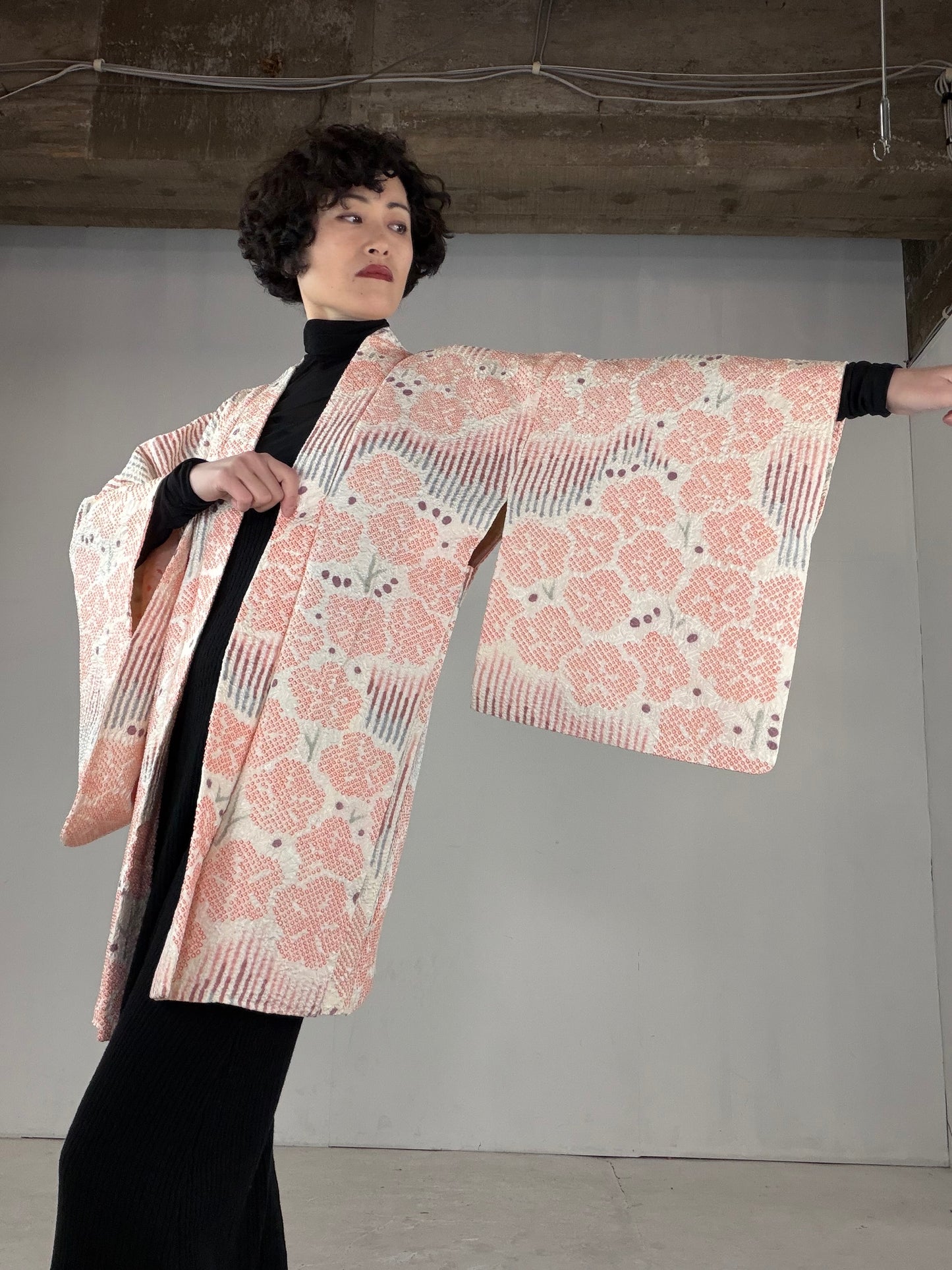 VINTAGE SHIBORI HAORI "SIB130"