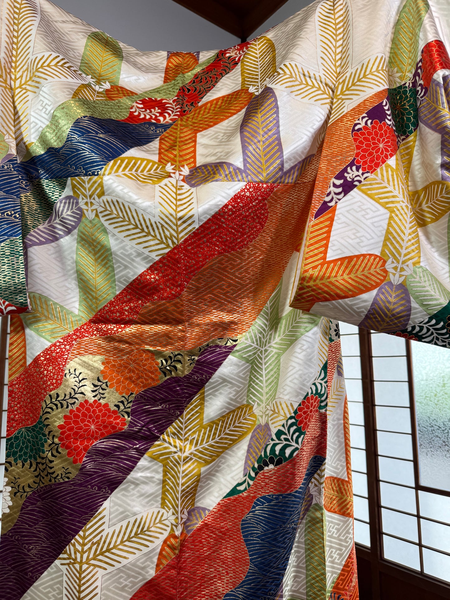 Redefining the Vintage Furisode(Tomesode) Collection "Gold" *damage