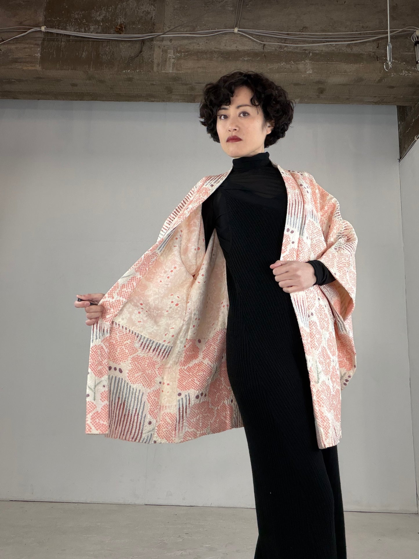 VINTAGE SHIBORI HAORI "SIB130"