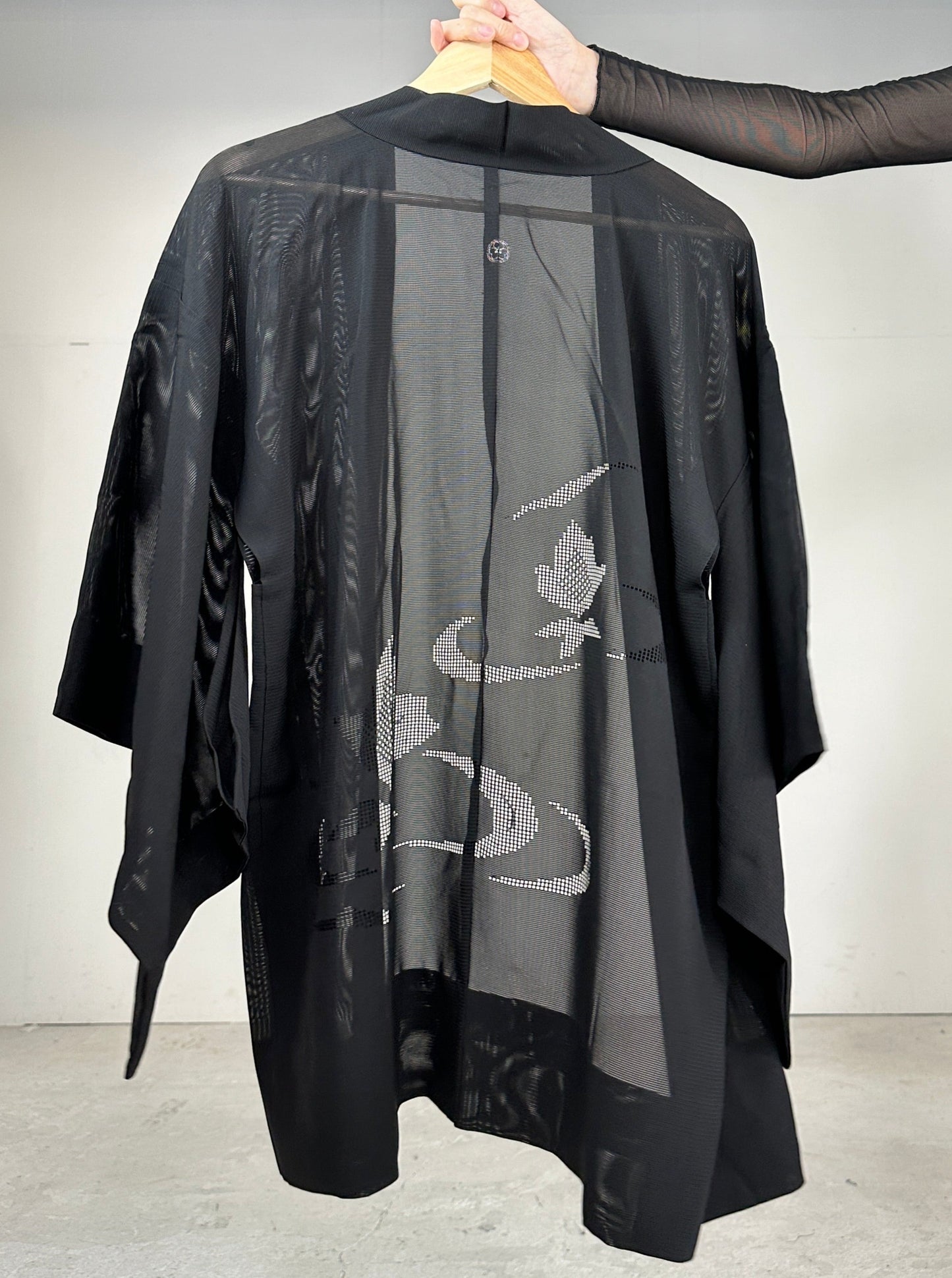 BLACK HAORI SHEER “ro_sukashi"