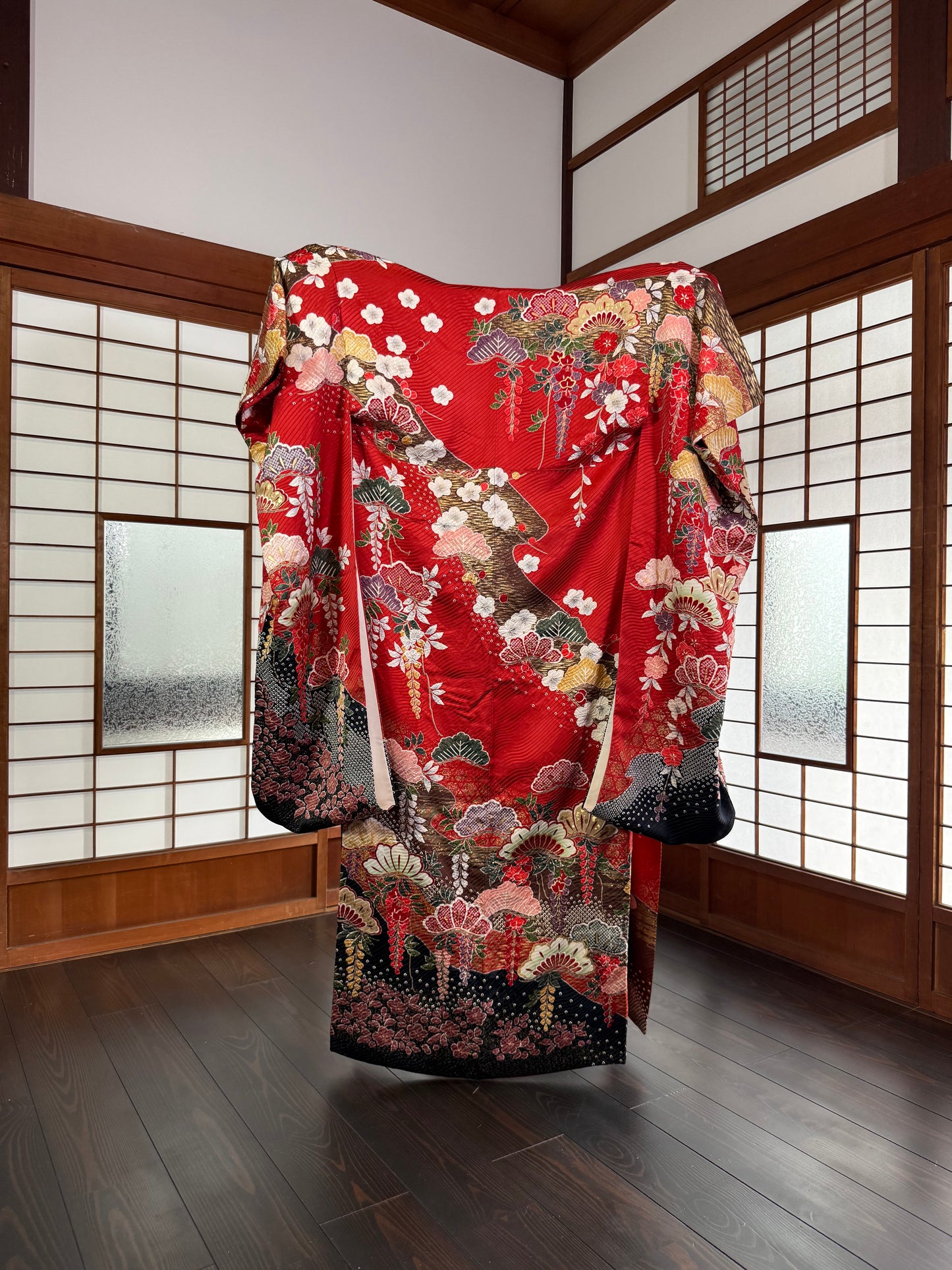Redefining the Vintage Furisode Collection "ume, matsu"