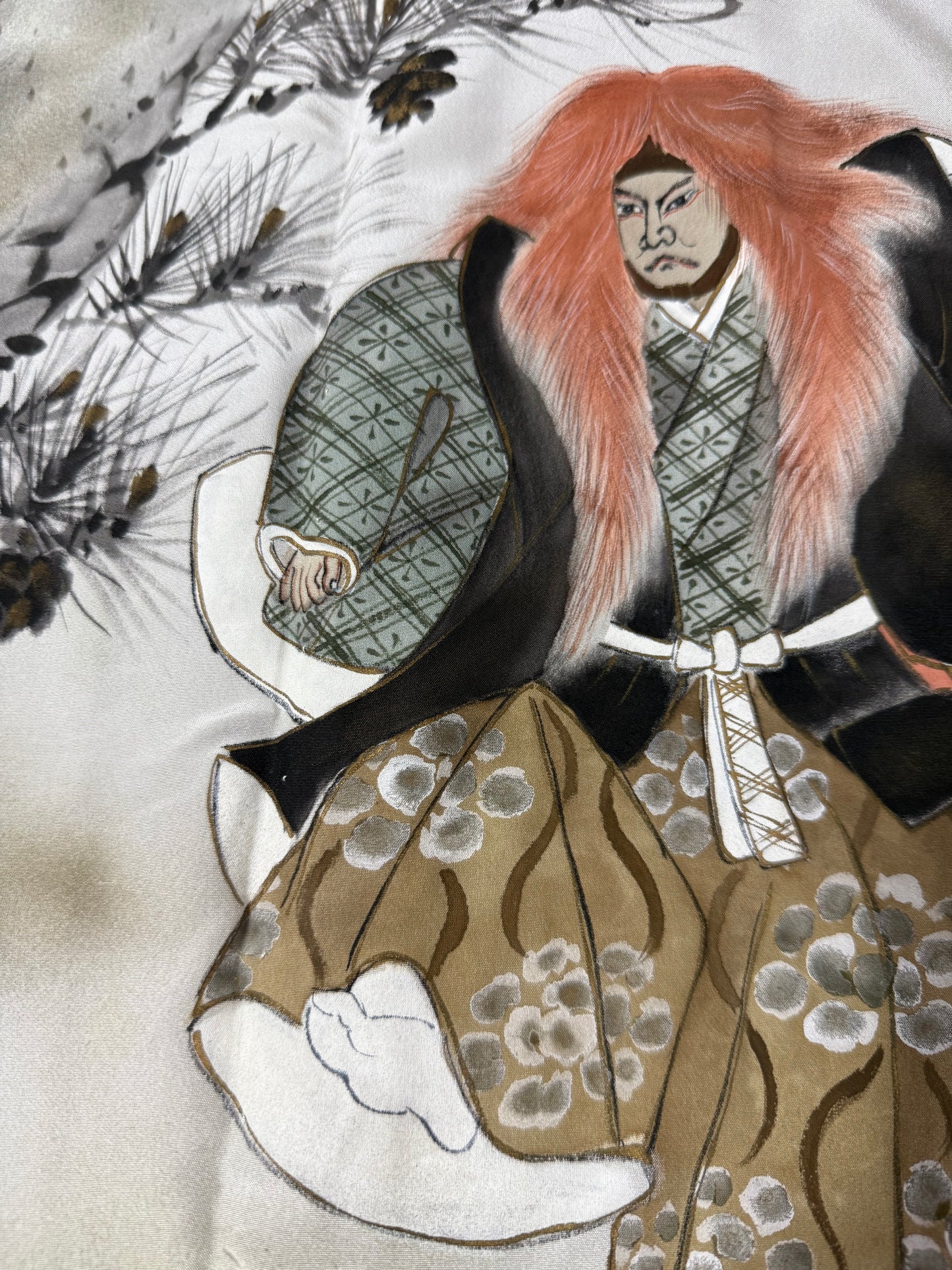 VINTAGE KUROMONTSUKI HAORI "Noh"