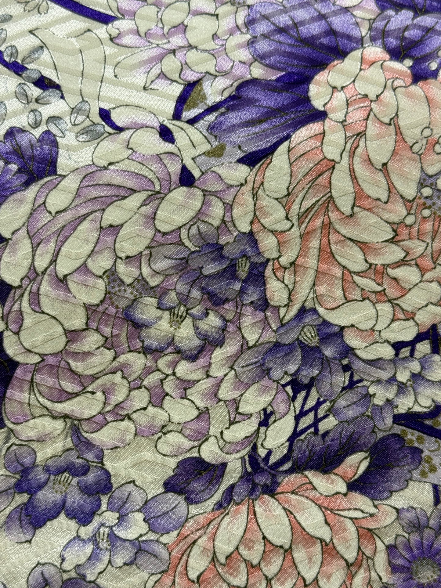 Redefining the Vintage Furisode Collection "white, purple"