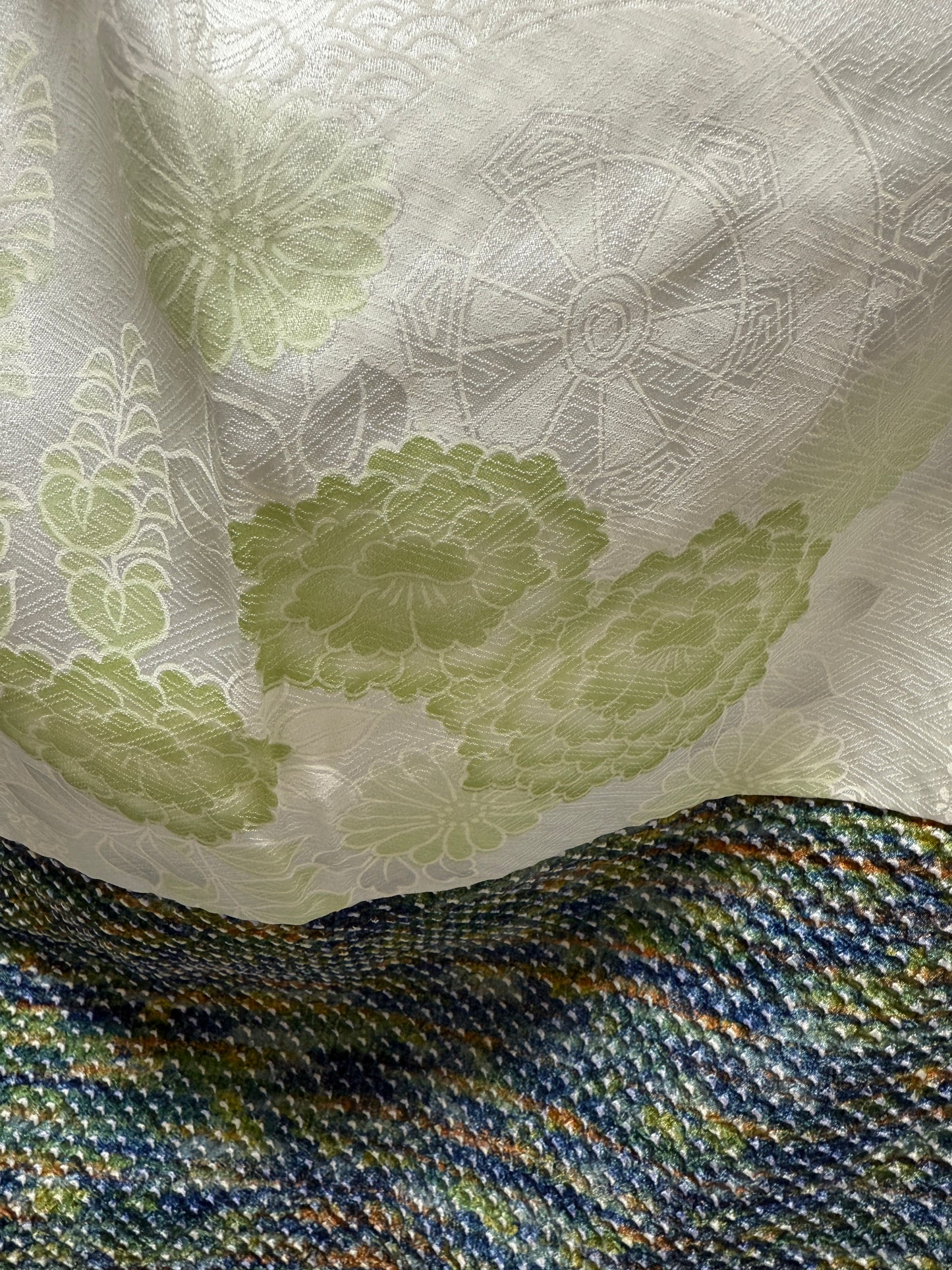 VINTAGE SHIBORI HAORI "blend pattern"