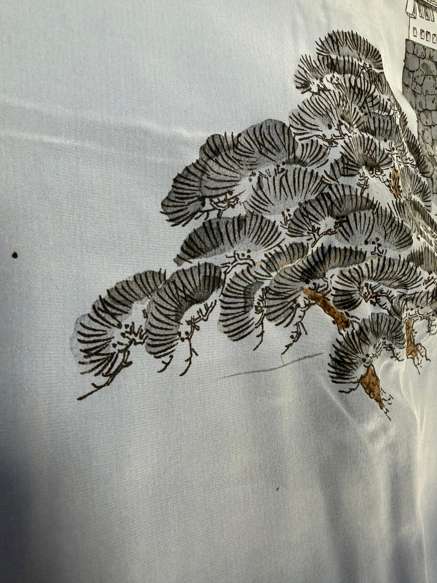 VINTAGE NAGAJYUBAN "castle, JUB005" large size *damage