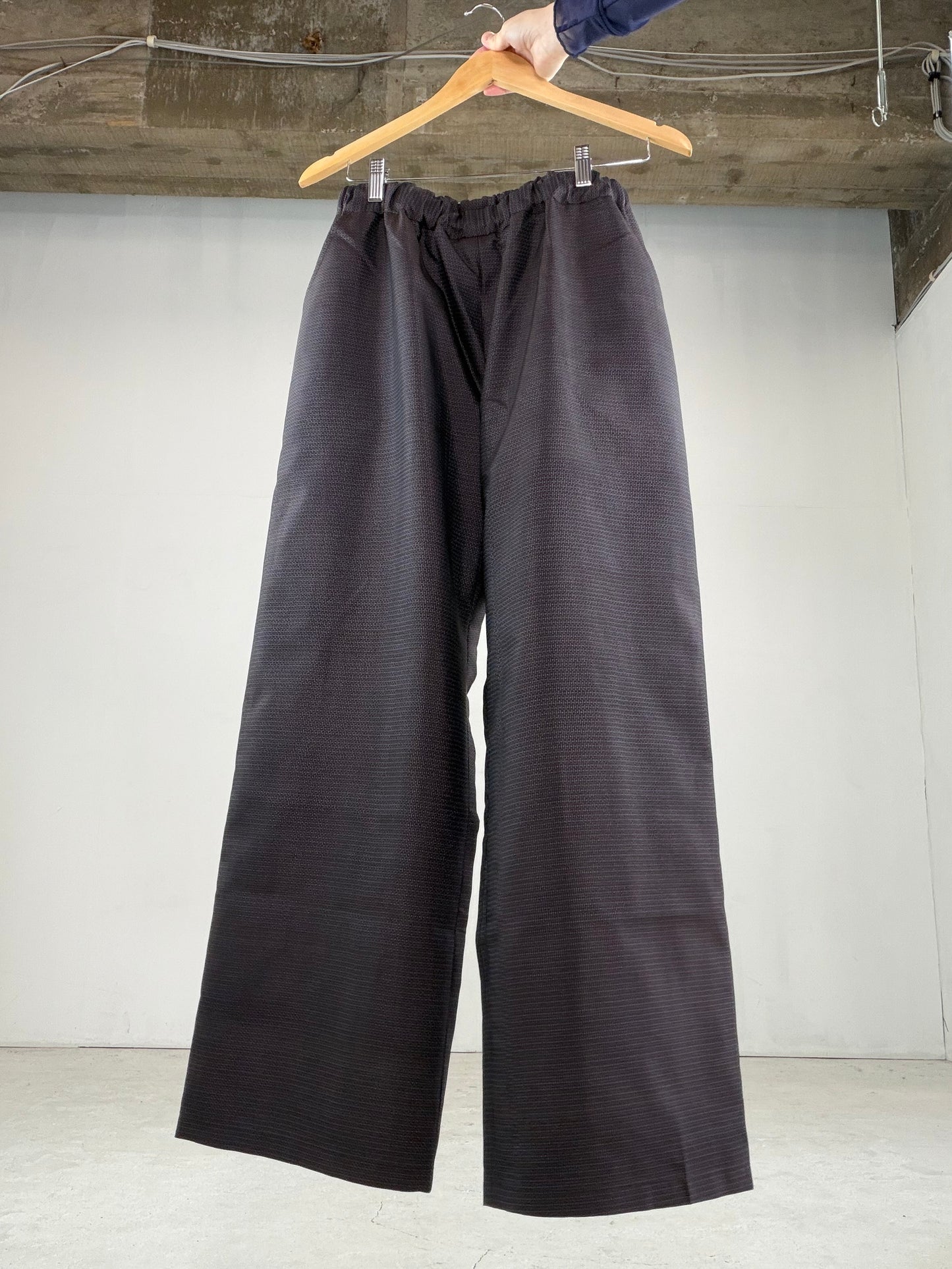 Oshima Tsumugi HAORI  and KIMONO elastic waist pants upcycled from Japanese kimono" ASB004" *damage
