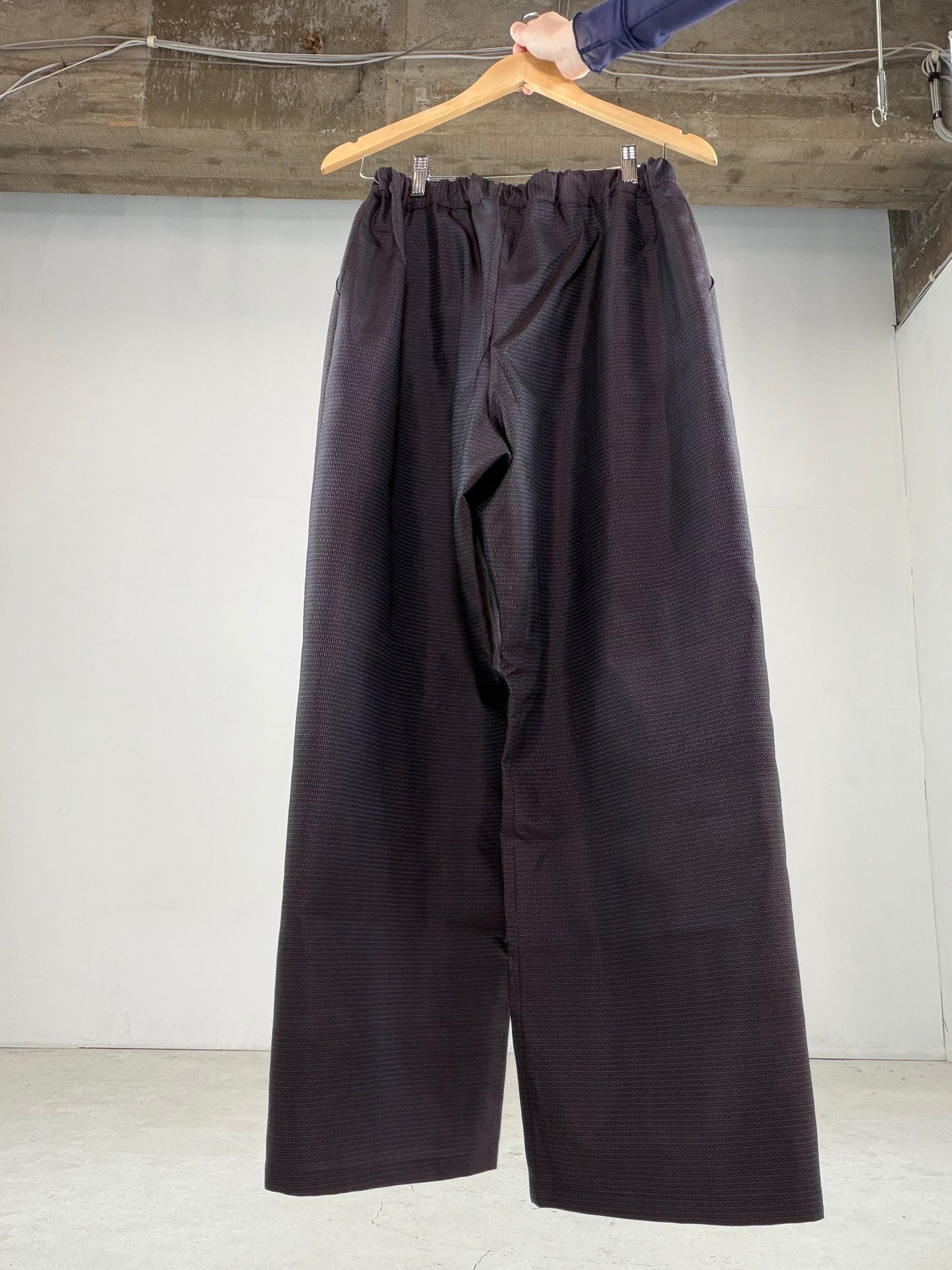 Oshima Tsumugi HAORI  and KIMONO elastic waist pants upcycled from Japanese kimono" ASB004" *damage