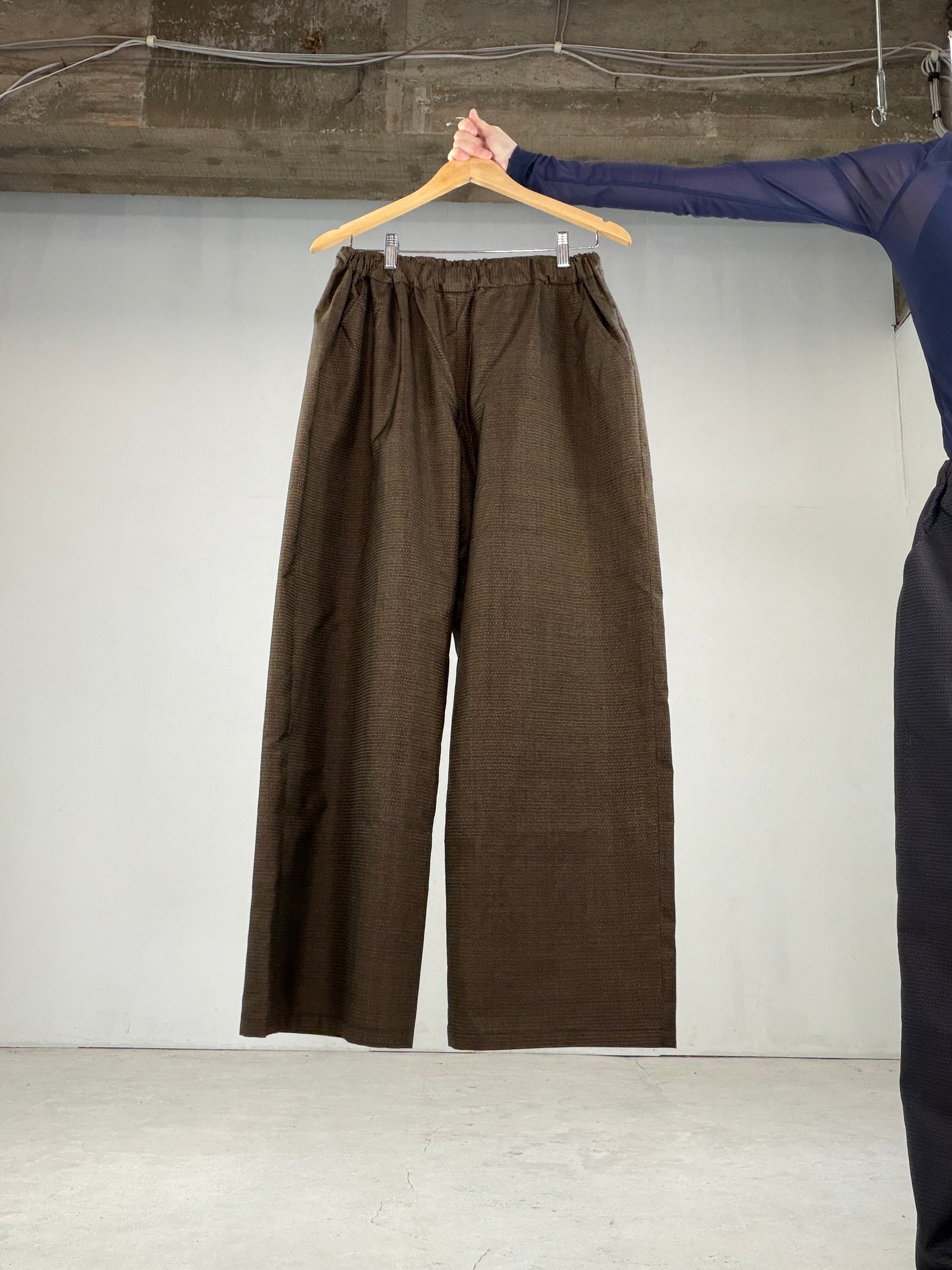 Oshima Tsumugi HAORI and KIMONO elastic waist pants upcycled from