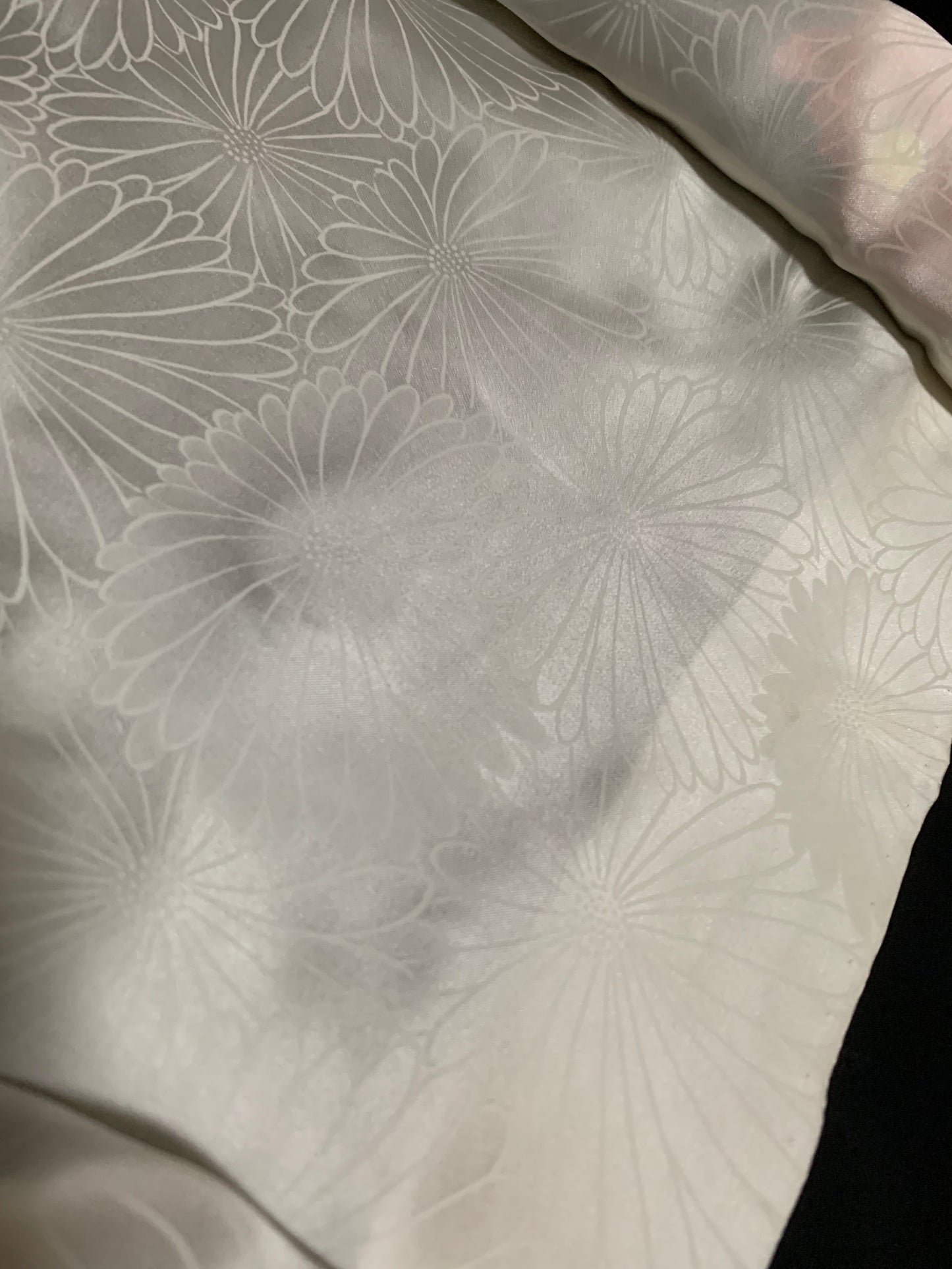 VINTAGE BLACK HAORI "youbana, showa, kamon"