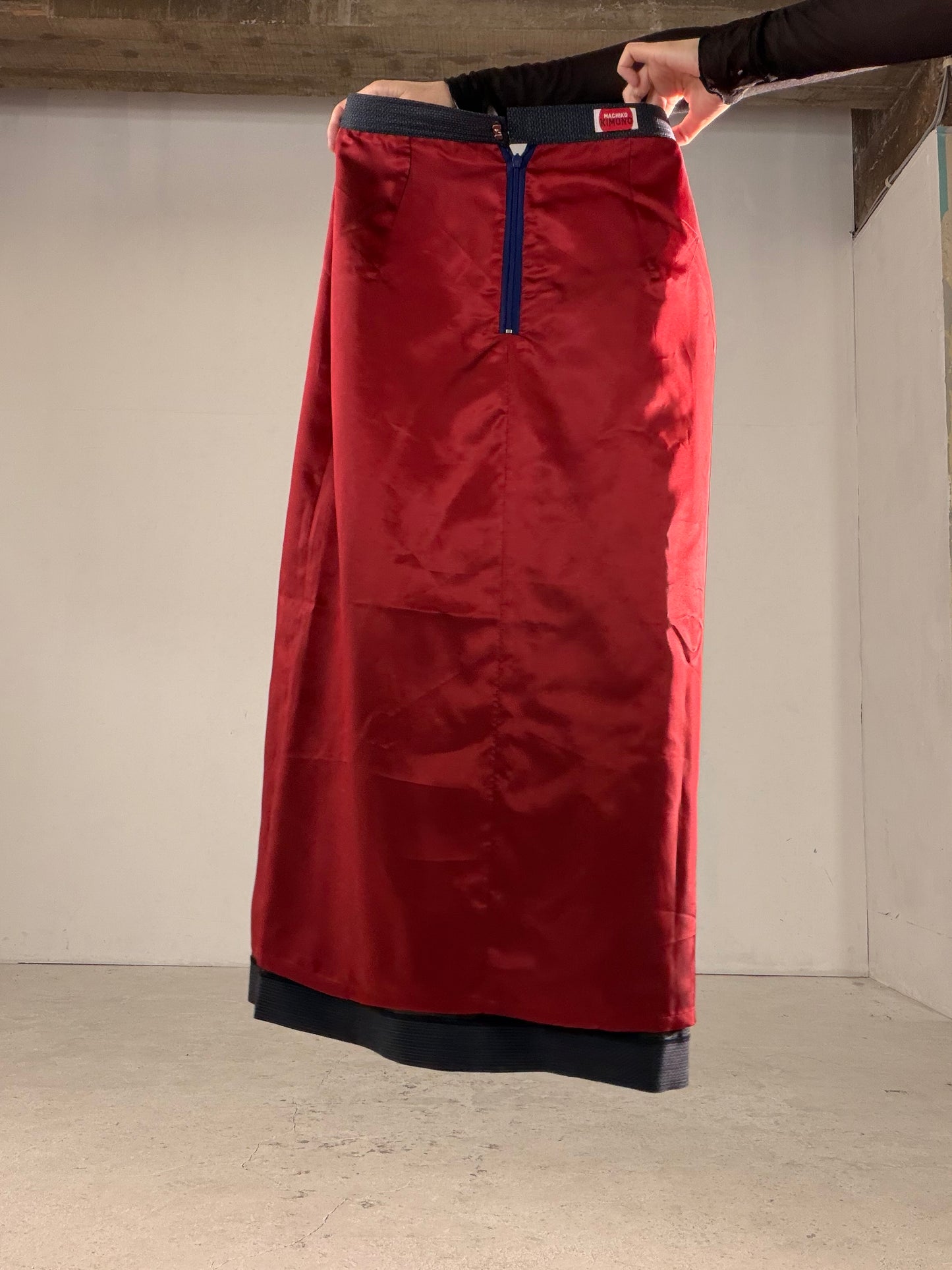 Vintage Tsumugi Haori & Kimono Skirt Set "AIC004" — Upcycled from Japanese Kimono