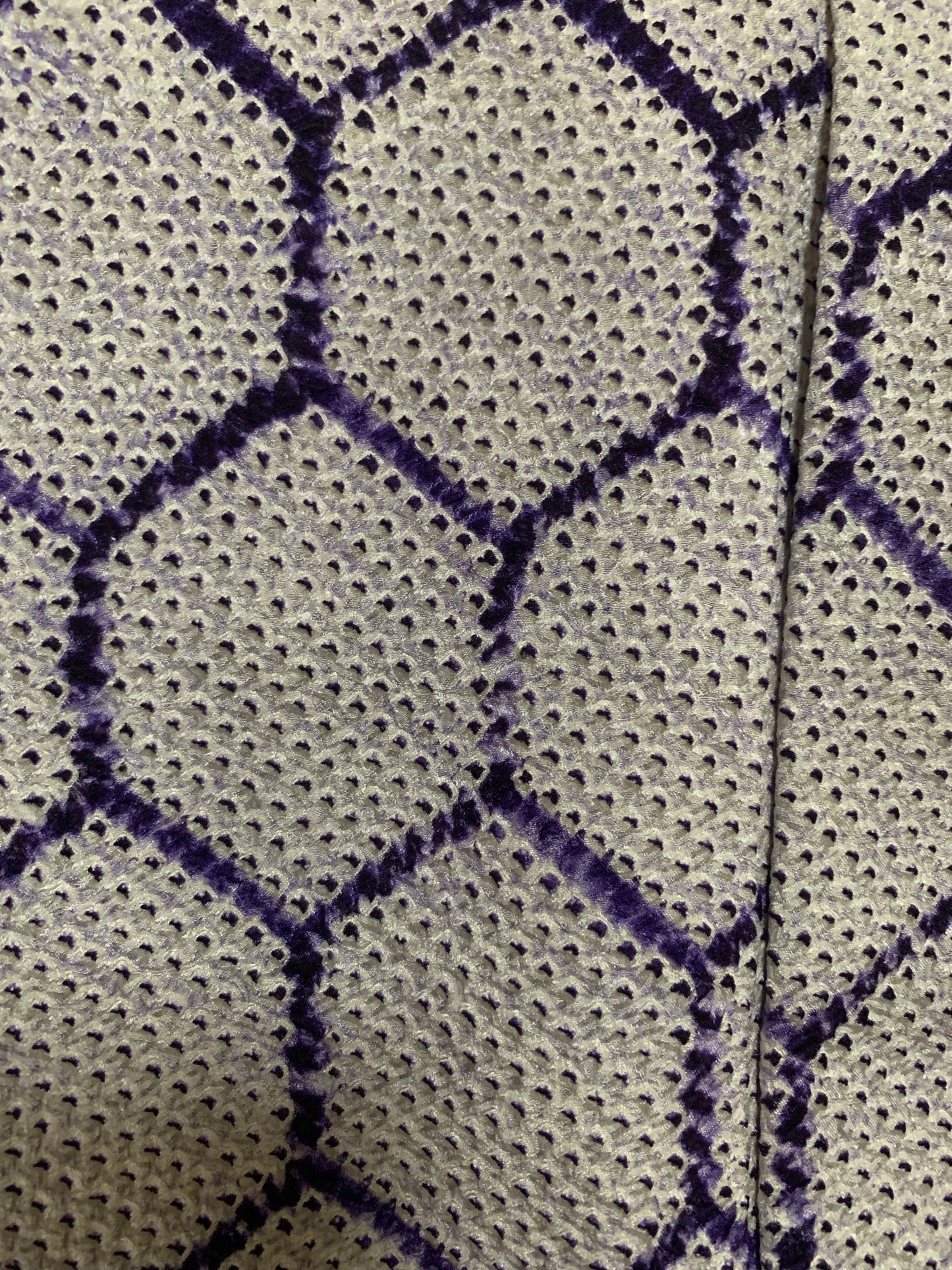 VINTAGE SHIBORI HAORI "kikko" *damage