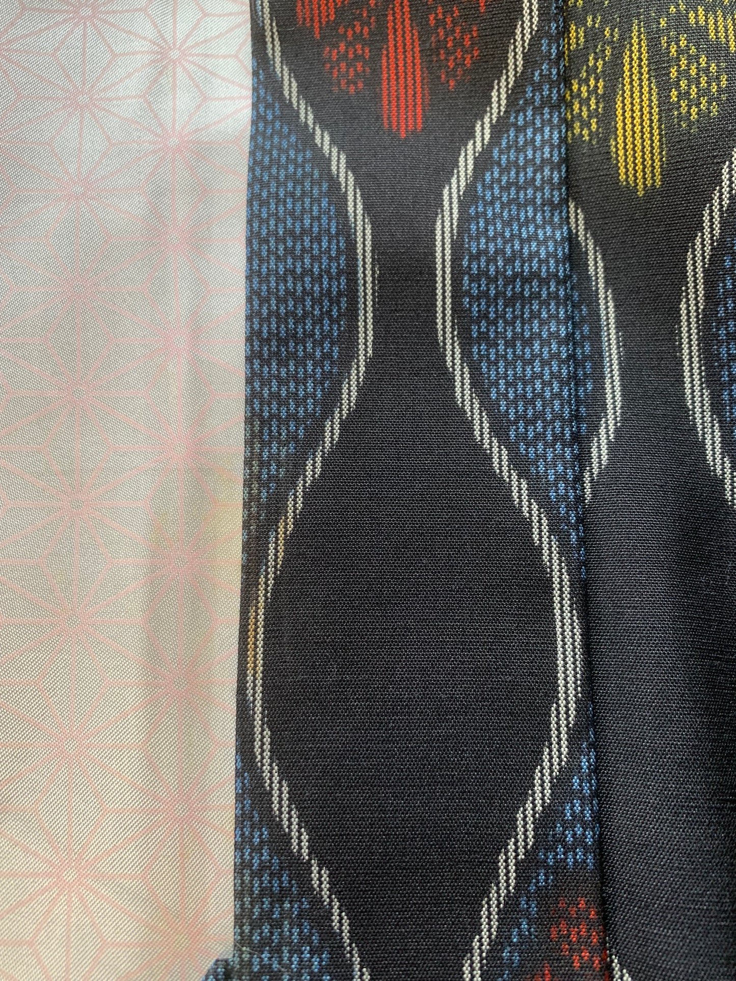 VINTAGE KAWAII HAORI "tsumugi, KAW104"*high-damage