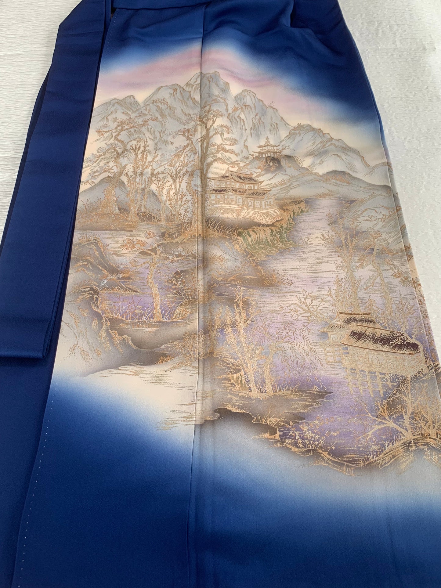 IROTOME SKIRT UPCYCLED FROM JAPANESE KIMONO "IRO119"