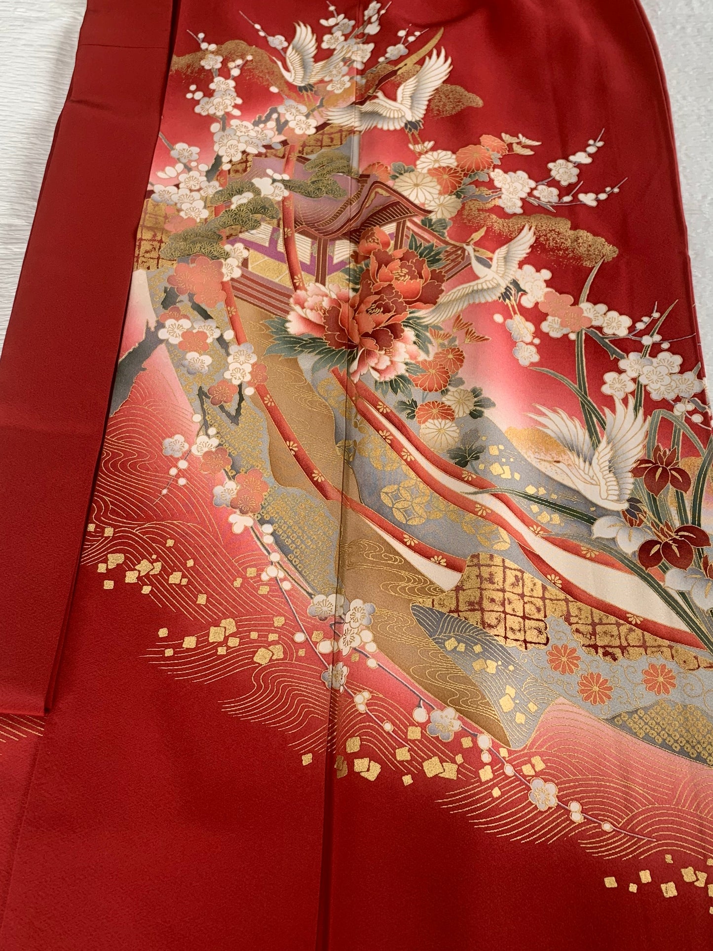 IROTOME SKIRT UPCYCLED FROM JAPANESE KIMONO "IRO121"