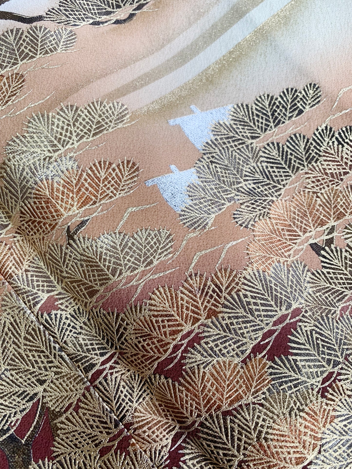 EDO-ZUMA SKIRT UPCYCLED FROM JAPANESE KIMONO "EDO035"